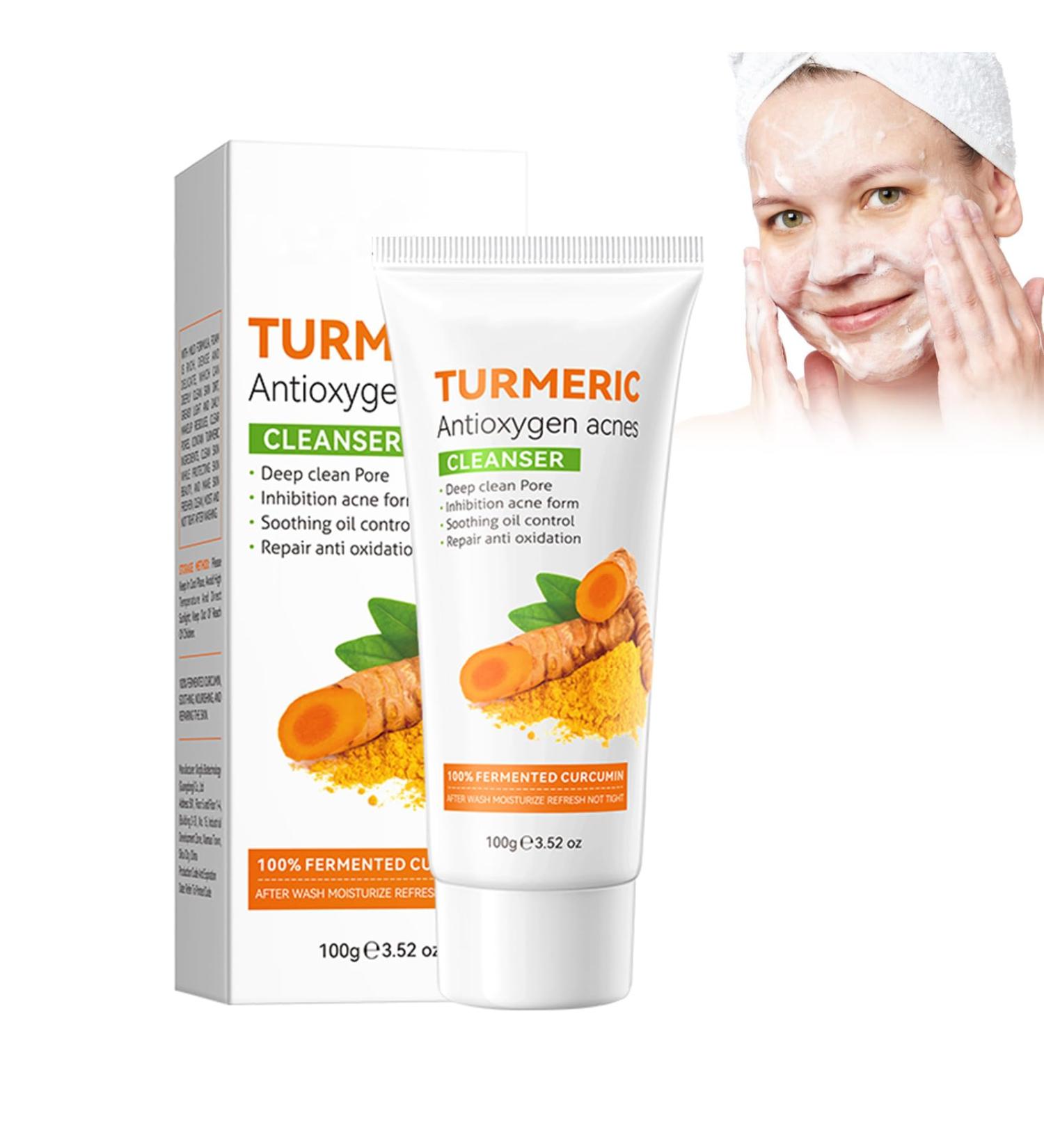  Eazerom 01 Turmeric Facial Cleanser 100g Foaming Turmeric Facial Cleanser Exfoliates and Improves Skin Texture Illuminating Butter and Turmeric Facial Cleanser - Buy Online on GoSupps.com