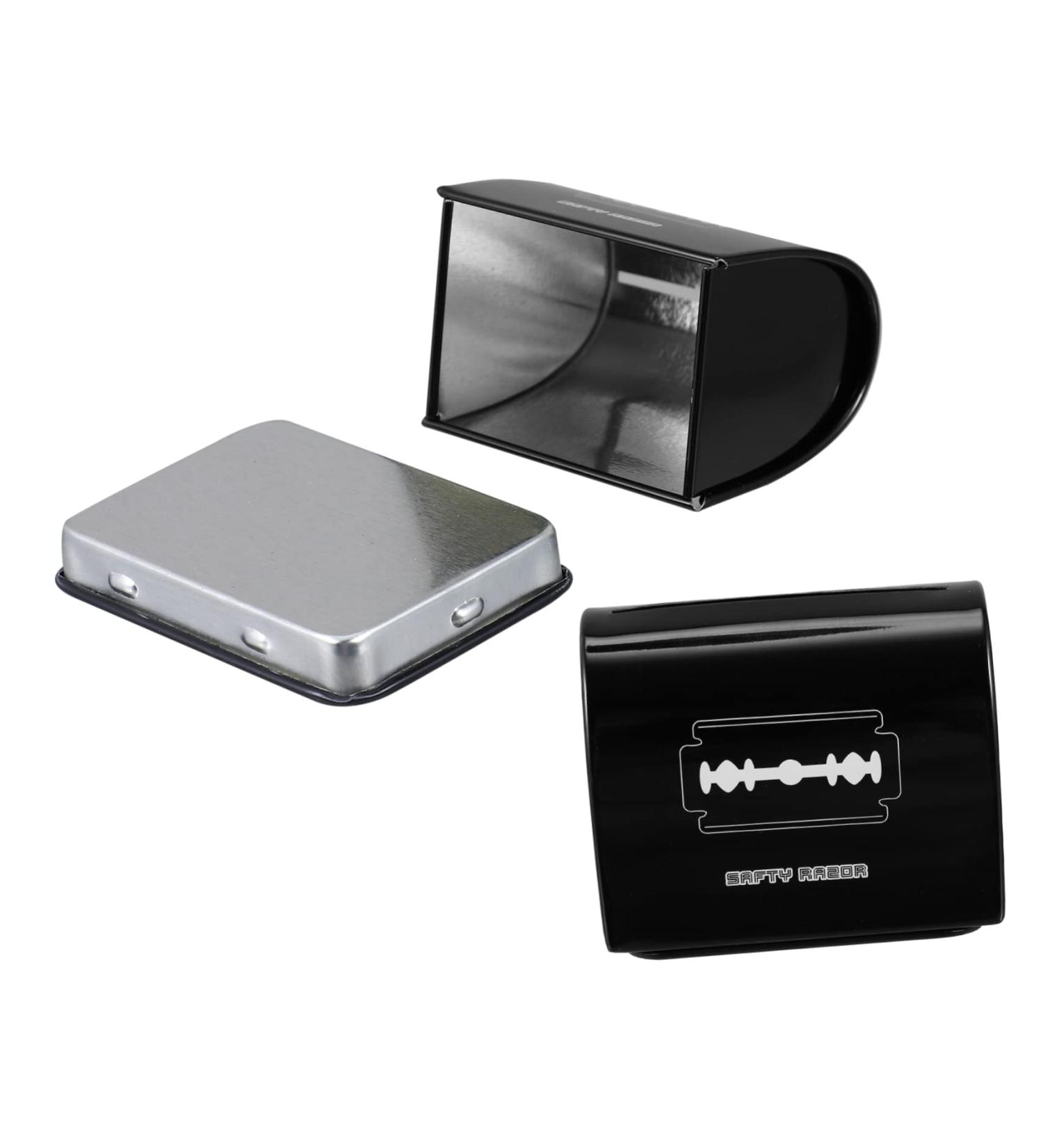 Minkissy Razor Blade Storage Box - 6 STK for Men | Safe Disposal Holder for Travel & Sharp Objects - Buy Online on GoSupps.com