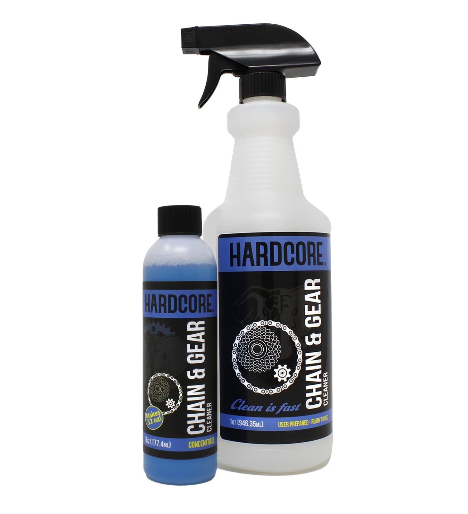 HARDCORE Chain & Gear Cleaner, Kit with bottle