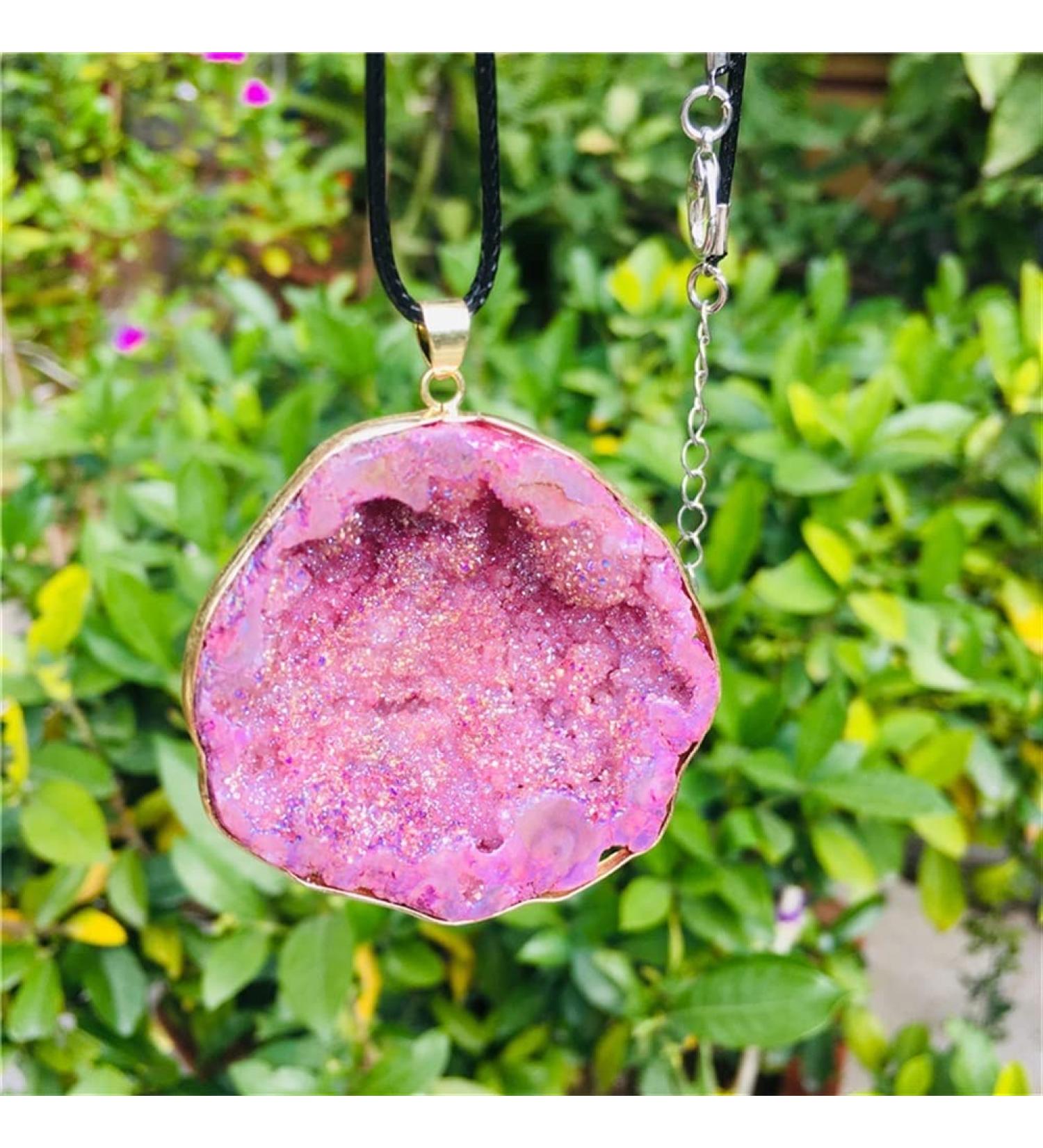 Gemstones for Decoration Agates Quartz Pendants Quartz Crystal Pendant Reiki Stone Natural Pendants Crystal Home Goods - Buy Online on GoSupps.com