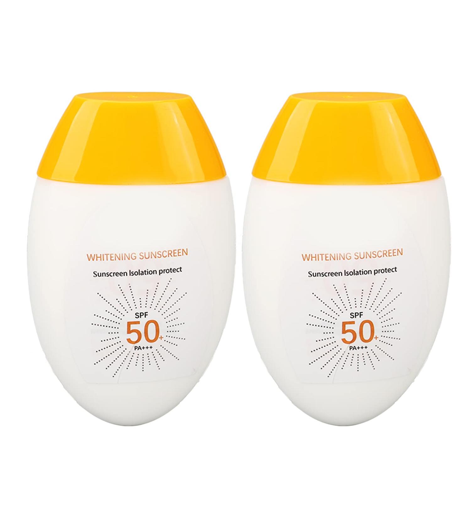 2 Pieces SPF 50 Sun Cream - UVA UVB Protection 45G for Home & Travel | International Shipping Available - Buy Online on GoSupps.com