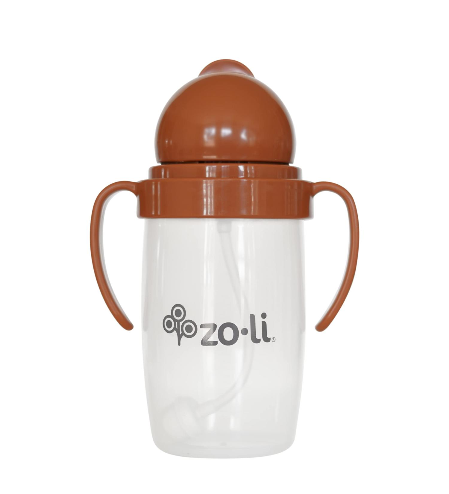 ZoLi BOT 2.0 Weighted Straw Sippy Cup | Copper Rust/Burnt Orange | Toddler Training Cup - Buy Online on GoSupps.com