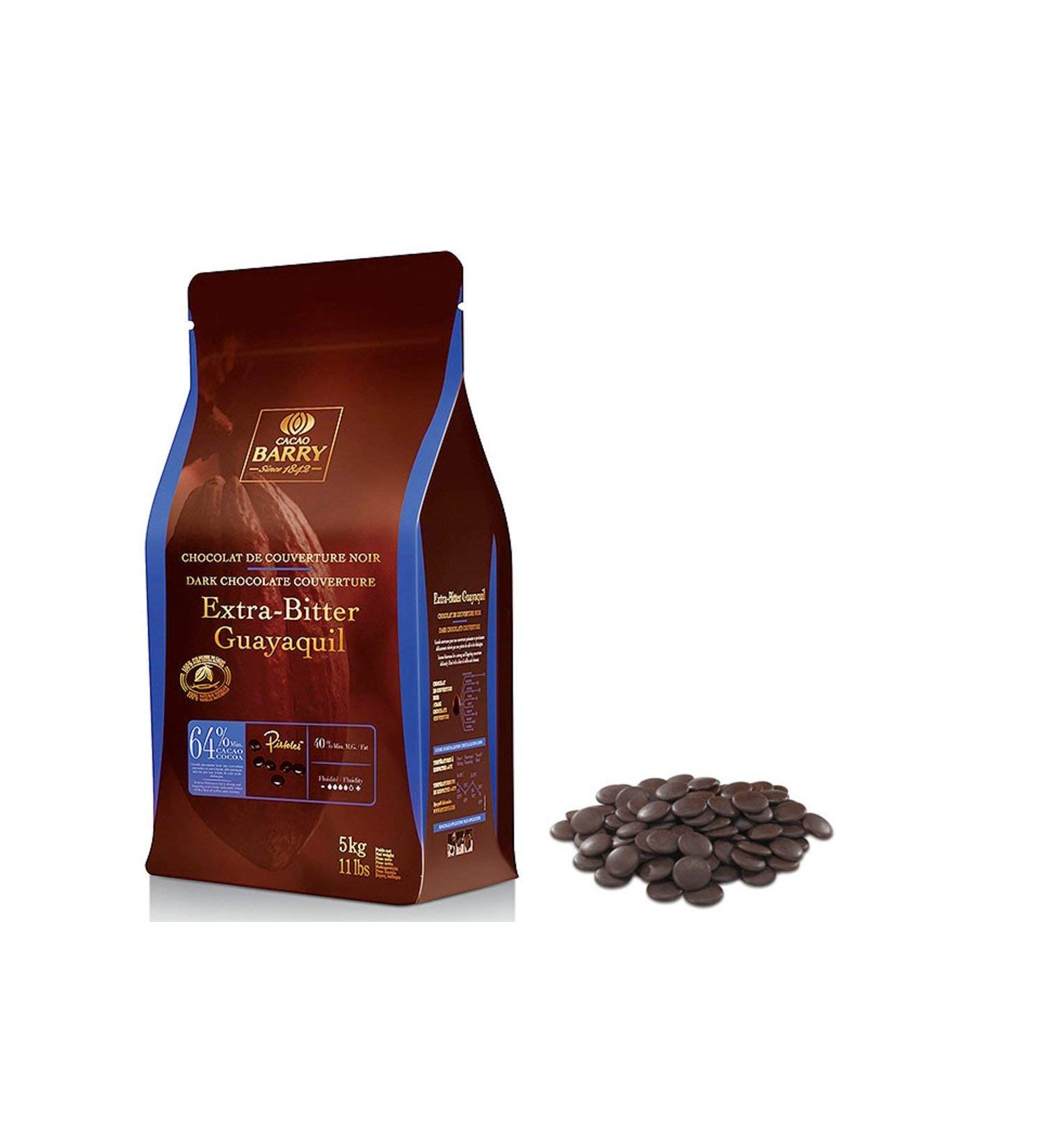 KG 5 Chocolate Fondant Extra Bitter Guayaquil Chocolate in Guns Ice Cream Cakes - Buy Online on GoSupps.com