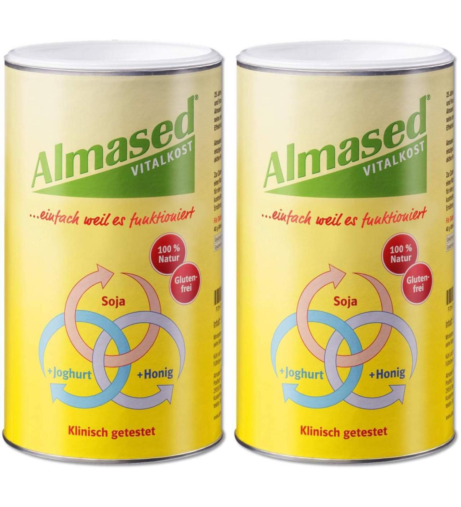 Almased Vital - Plant-based protein food 2 x 500 g powder