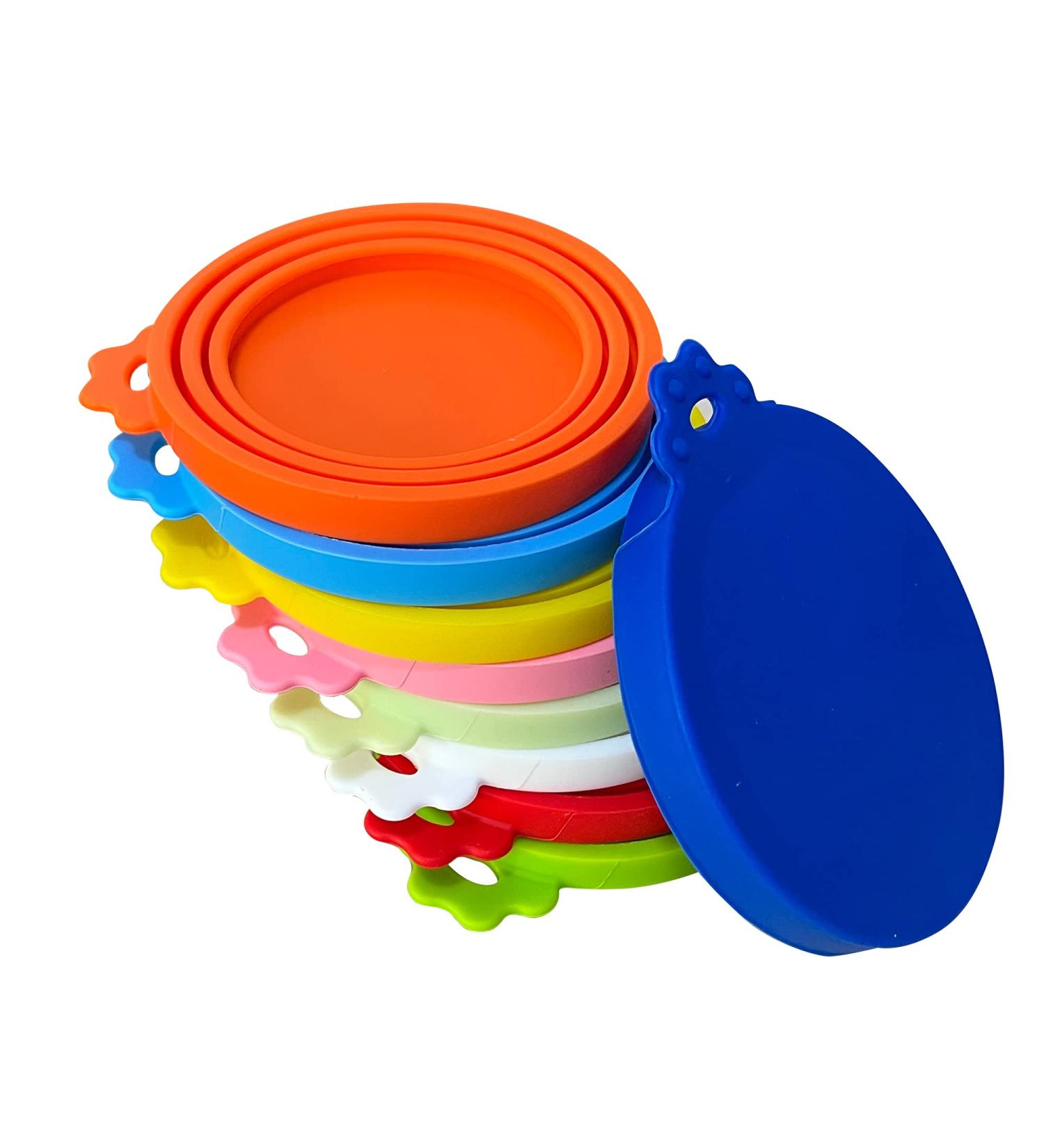 9 Pcs Pet Can Covers for Dog & Cat Food Cans - Universal Size Food Can Lids - Buy Online on GoSupps.com