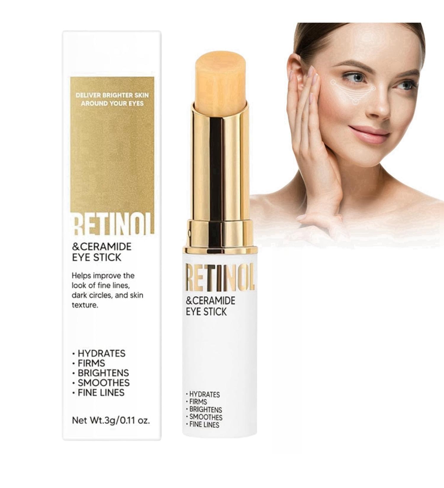 Retinol Eye Stick Retinol Eye Cream for Dark Circles and Puffy Eyes Eye Cream for Wrinkles Under Eye Cream Anti Aging Eye Bags Remover Eye Care Products Instant Wrinkle Remover Firming Eye Cream - Buy Online on GoSupps.com