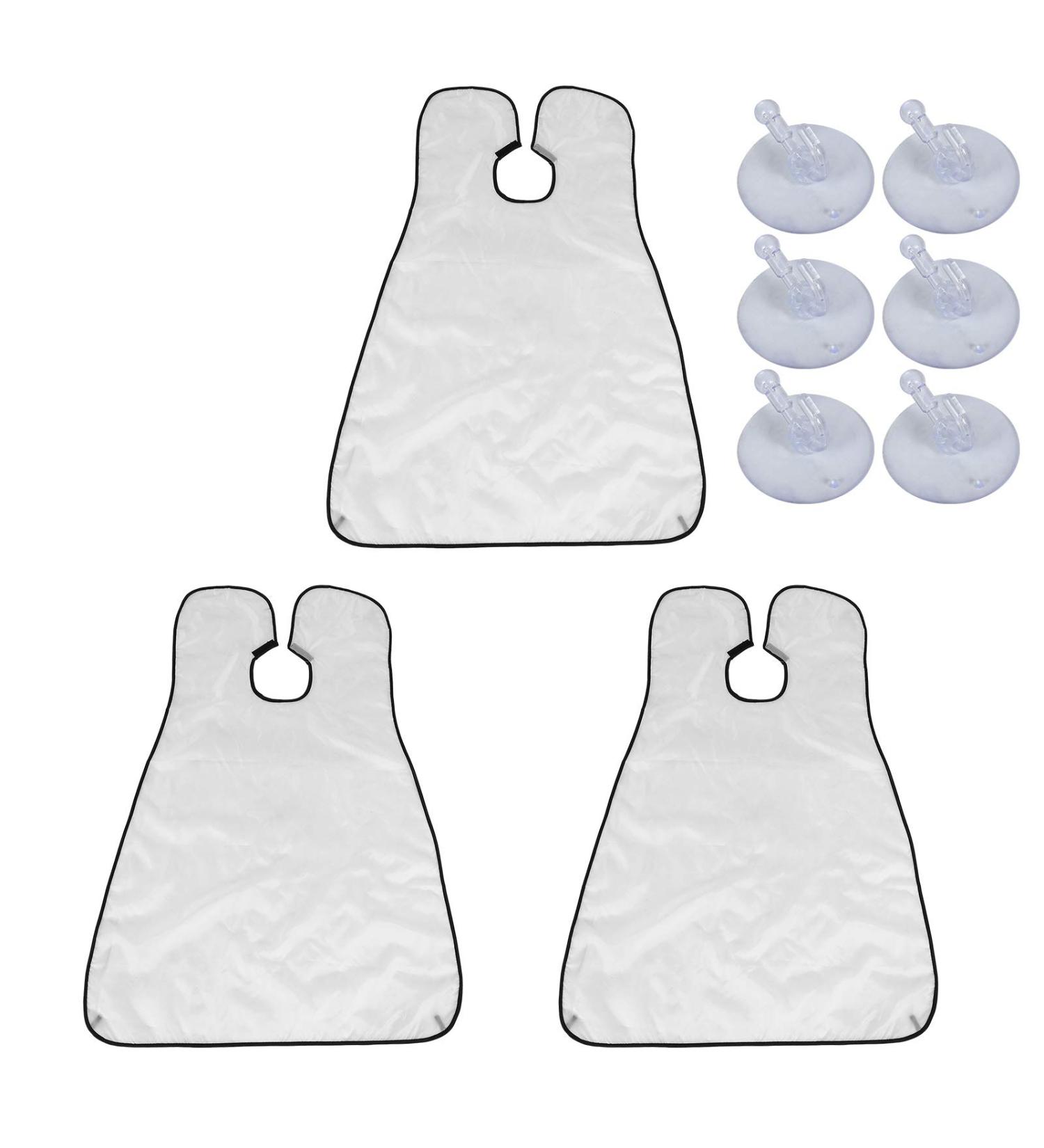 Shop Men's Accessories: Soft Breathable Anti-Static Beard Bib for Trimming - Perfect Gift for Husband Dad Boyfriend & Grandpa (White - Buy Online on GoSupps.com
