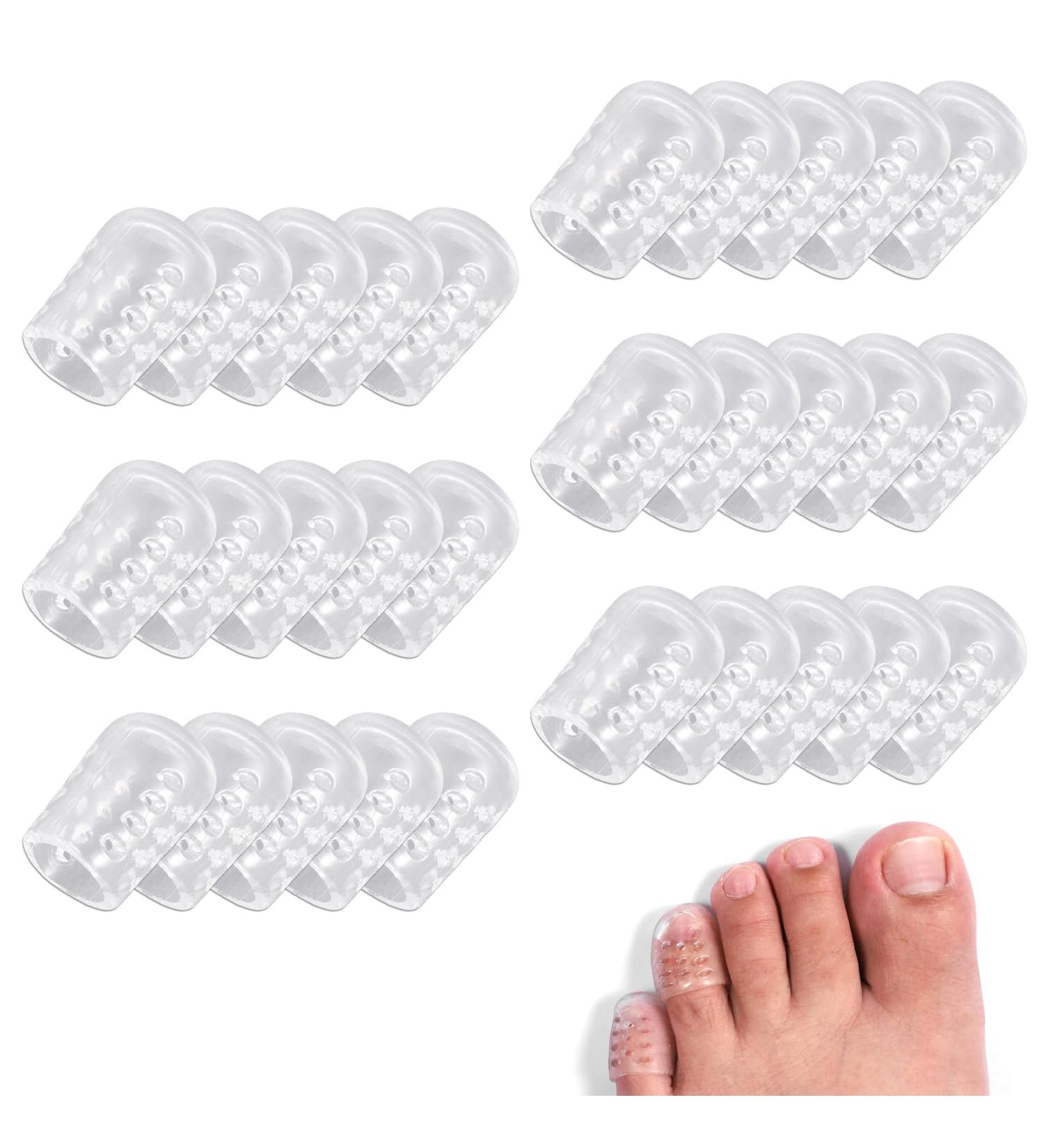 30pcs Clear Silicone Anti-Friction Toe Protectors for Shoes - Breathable Toe Covers for Women and Men - Buy Online on GoSupps.com