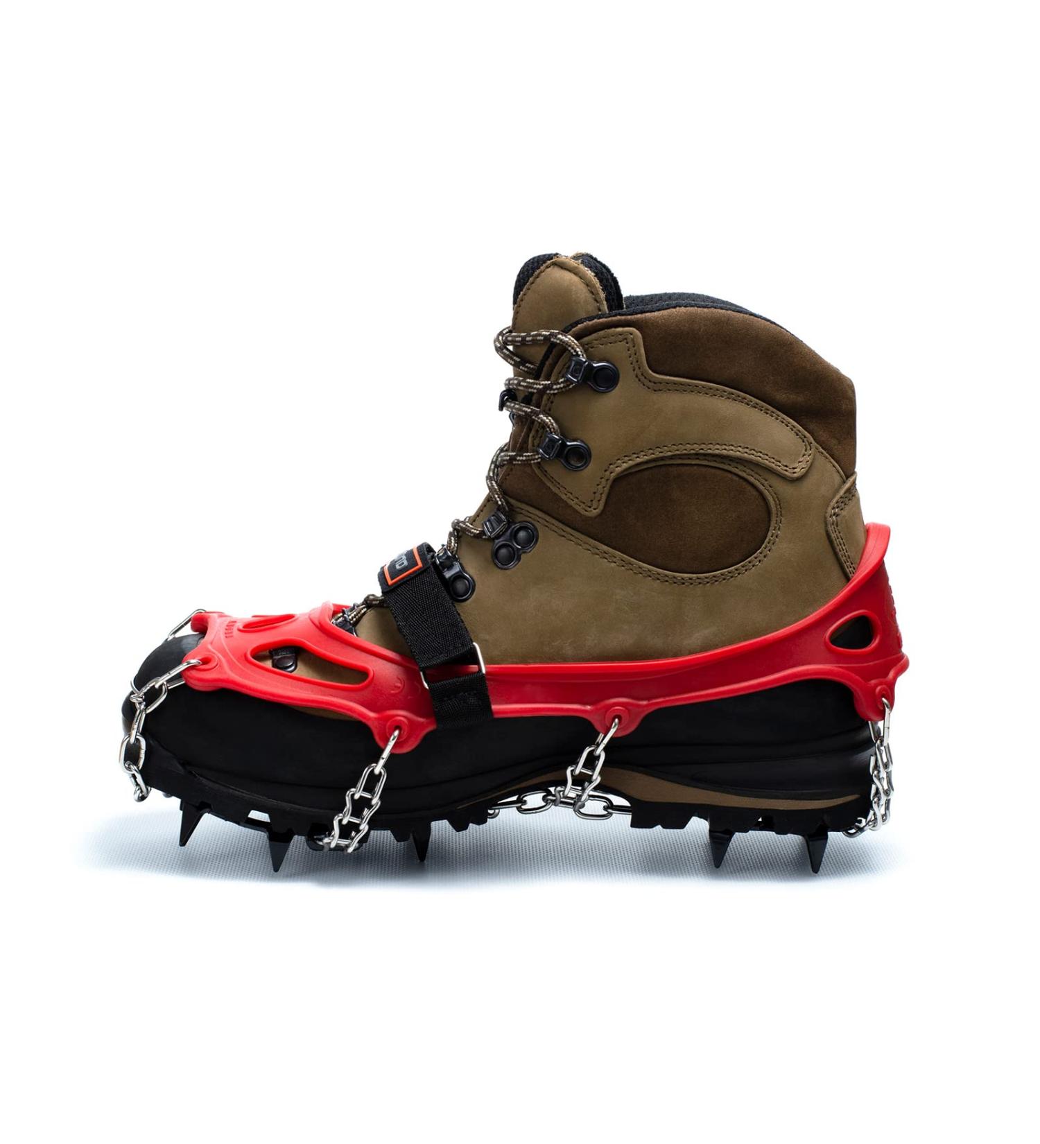 Hillsound Trail Crampon Ice Cleats - Red Medium | Winter Traction System for Trail Hiking - Buy Online on GoSupps.com