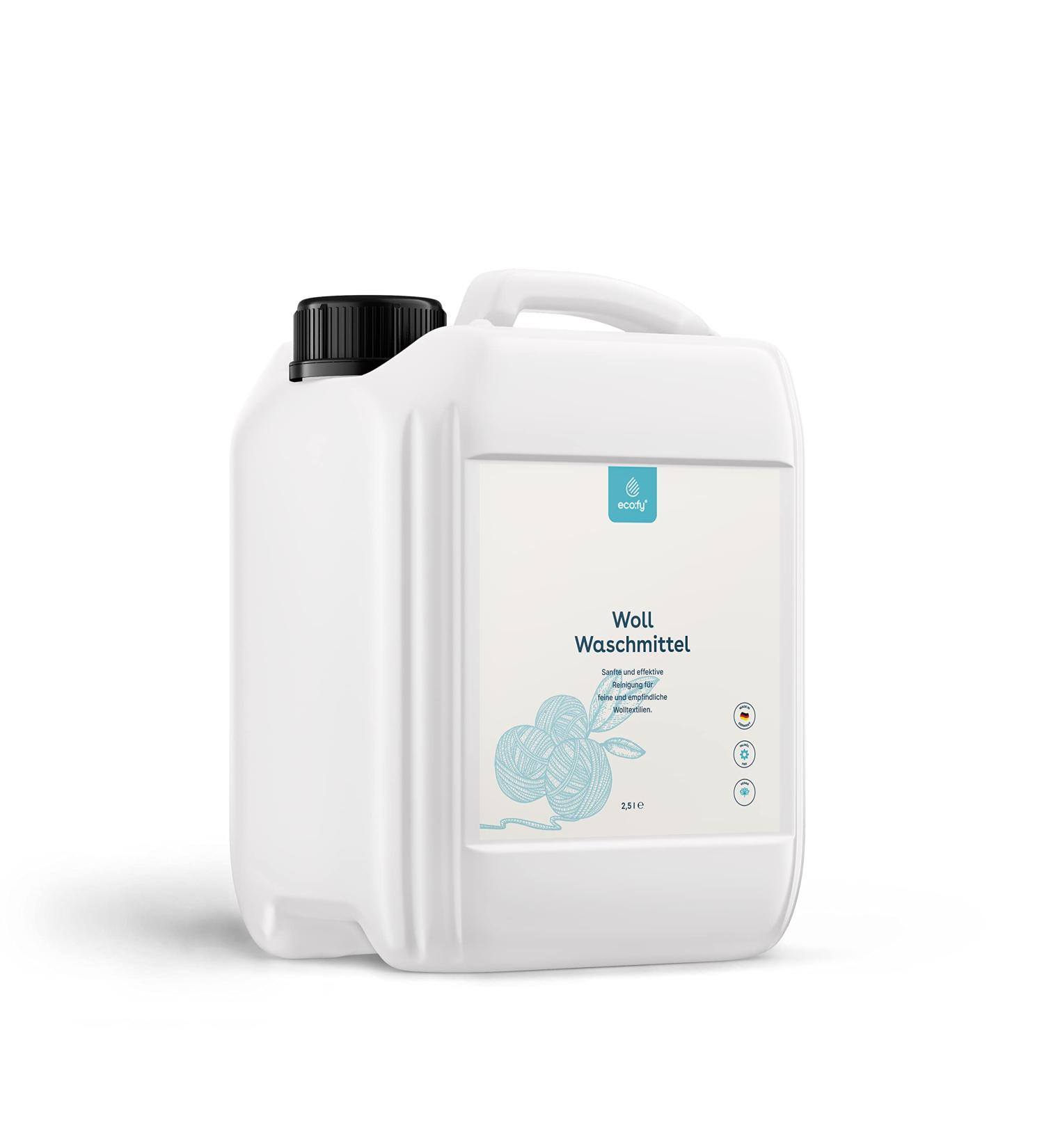 Eco:fY Wool Detergent for Wool Silk & Fur - Liquid with Lanolin | 2.5L (1 Pack) - Gentle Care for Merino & Wool Felt - Buy Online on GoSupps.com