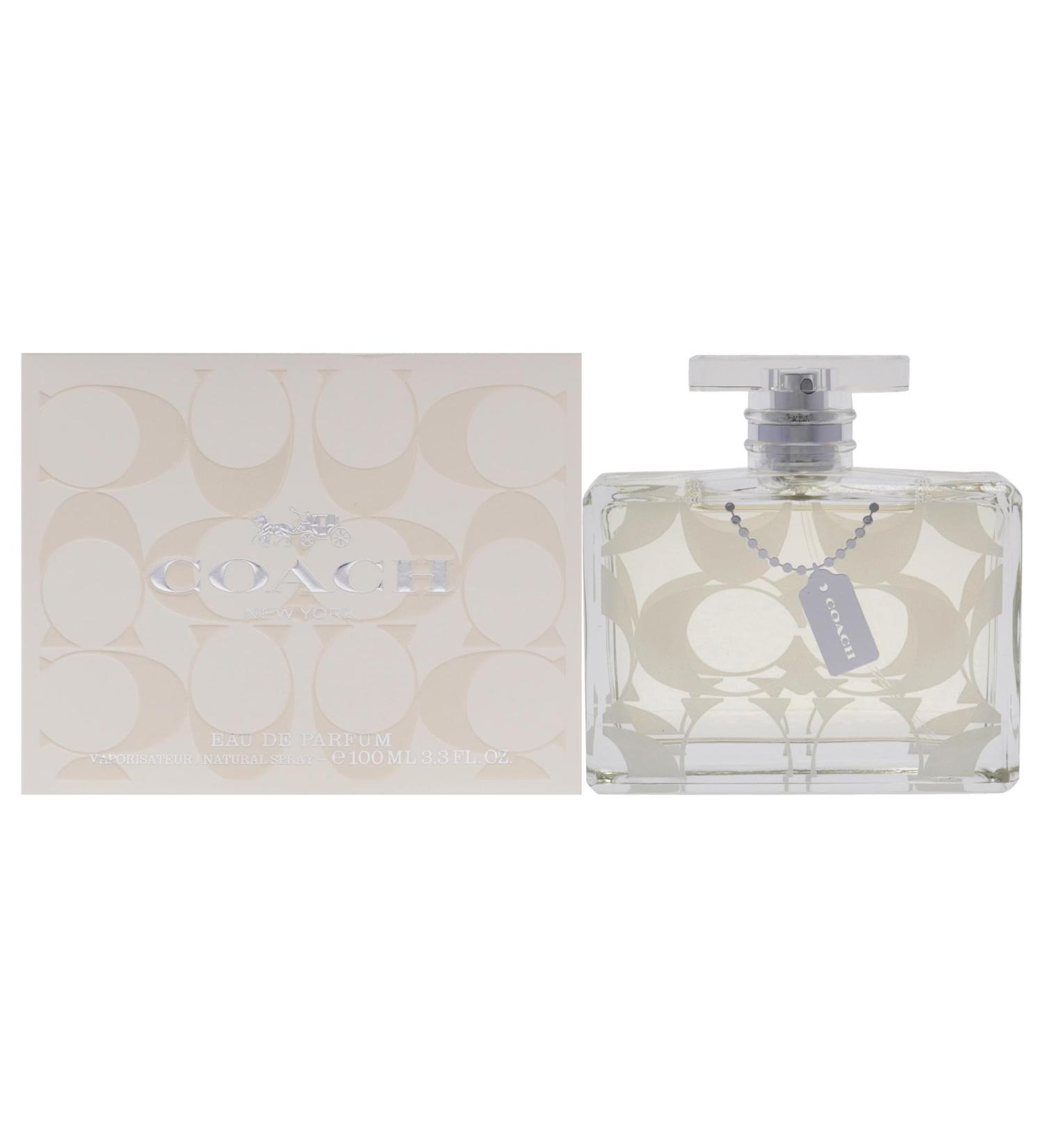 Coach Signature Eau de Parfum - Long Lasting Fragrance with notes of Jasmine Mimosa & Orange Blossom - Floral & Woody 3.3 Fl Oz (Pack of 1) - Buy Online on GoSupps.com