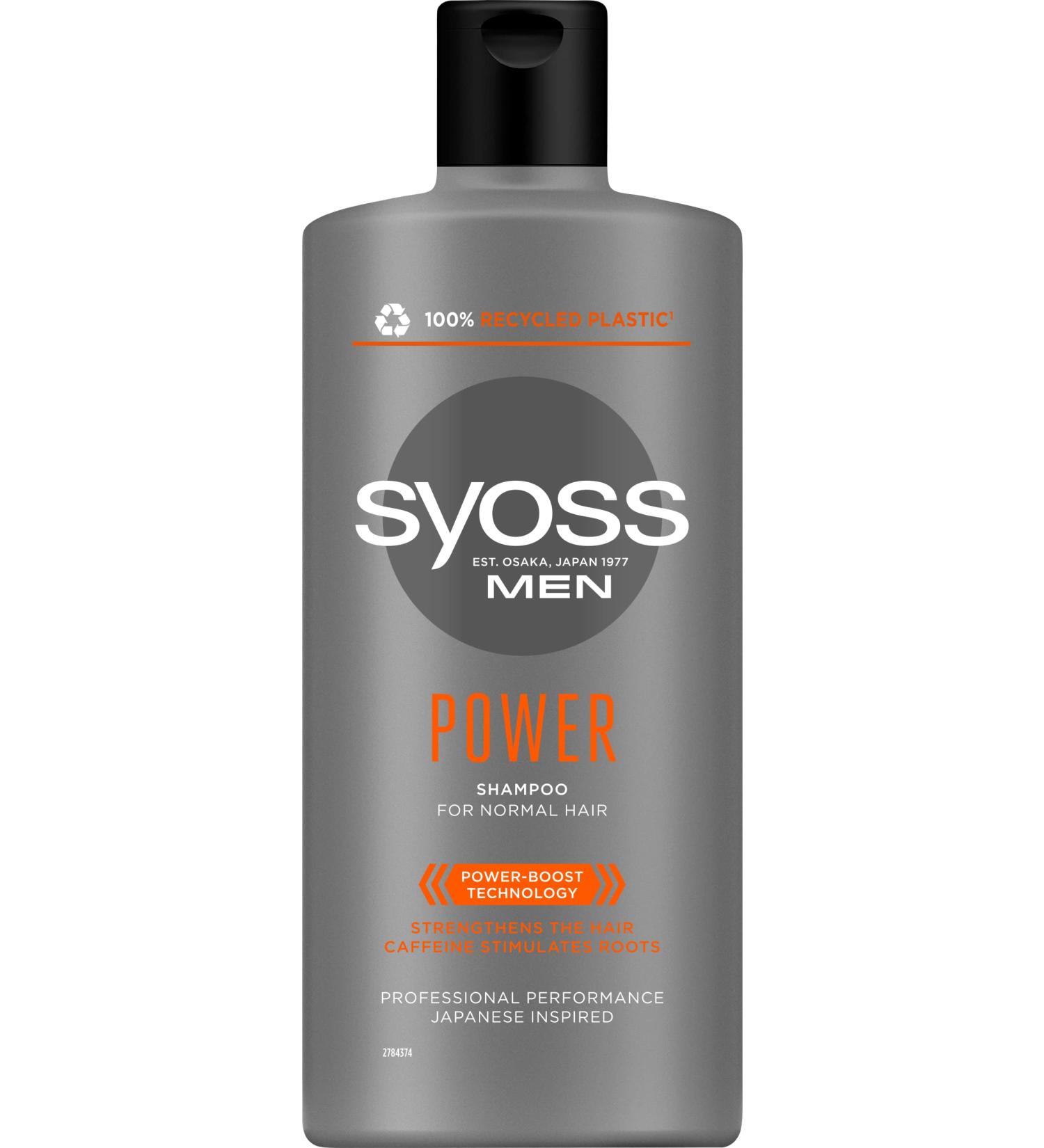 Syoss Men Power Shampoo for men 440 ml - Buy Online on GoSupps.com