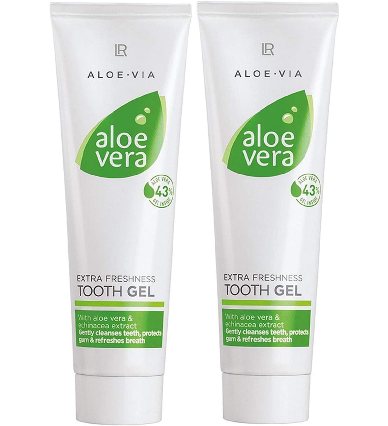 LR ALOE VIA Aloe Vera Extra Fresh Tooth Gel (2x 100 ml)