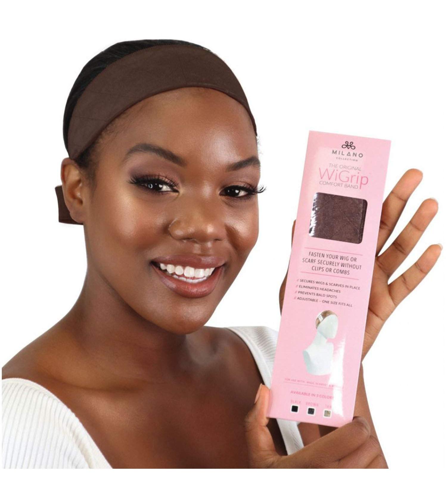 Milano Collection WiGrip Extra Hold Wig Comfort Band in Brown by MILANO COLLECTION - Buy Online on GoSupps.com