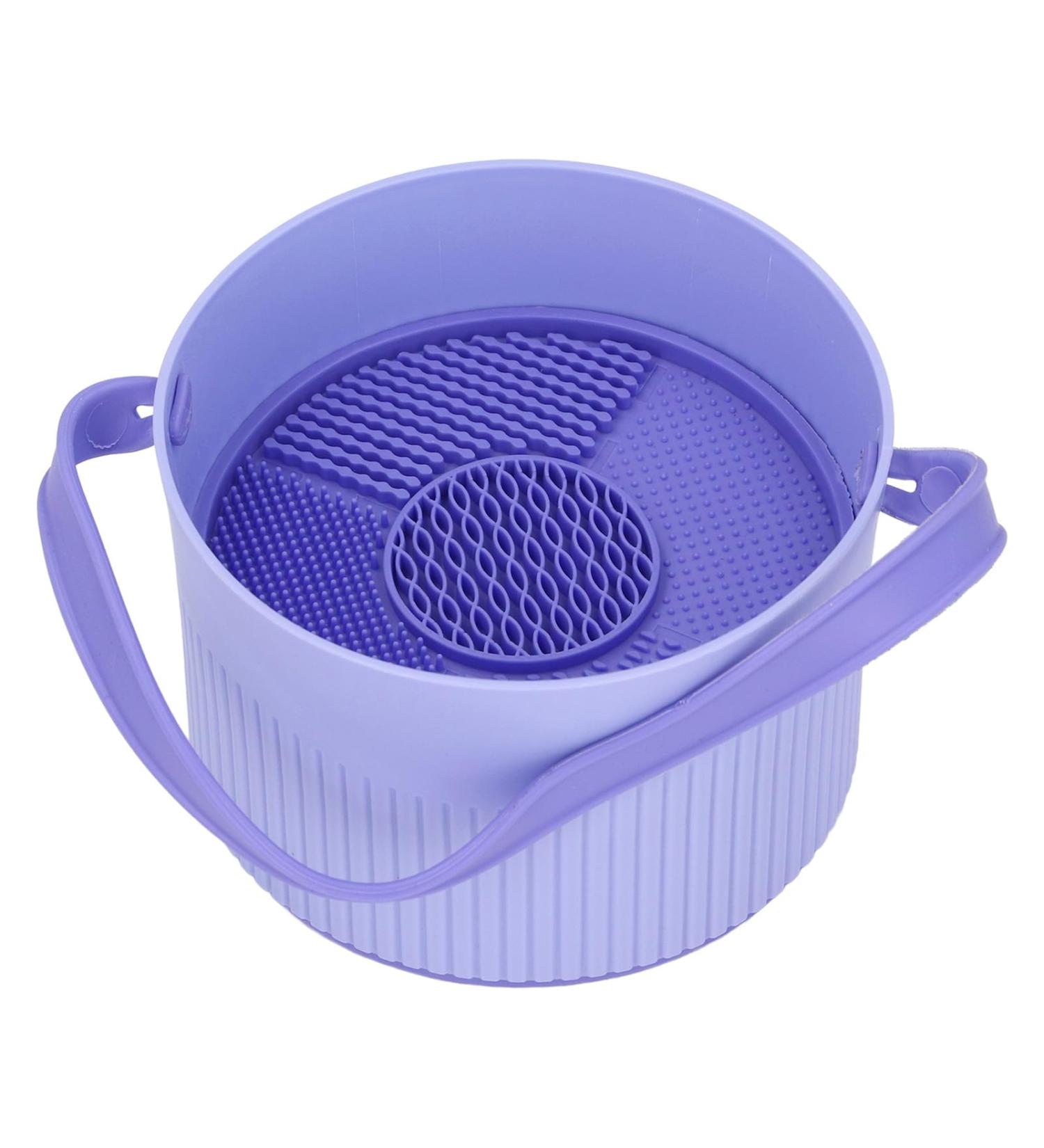 Multifunctional Makeup Brush Cleaning Bowl | Cosmetic Brush Holder & Organizer for Easy Cleaning & Air Dry - Buy Online on GoSupps.com