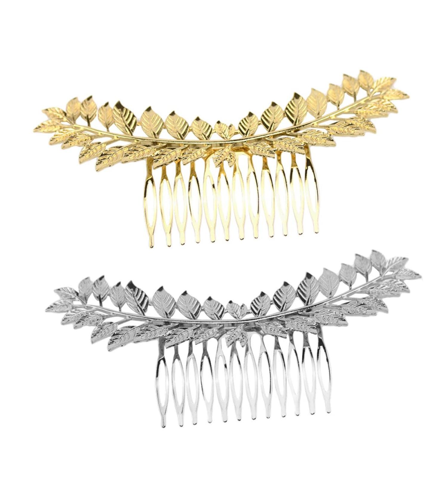 FRCOLOR Tiara Accessories foliage shaped hair comb retro hair comb alloy hair comb women hair comb vintage hair comb hair accessories Comb Hair Toppers - Buy Online on GoSupps.com
