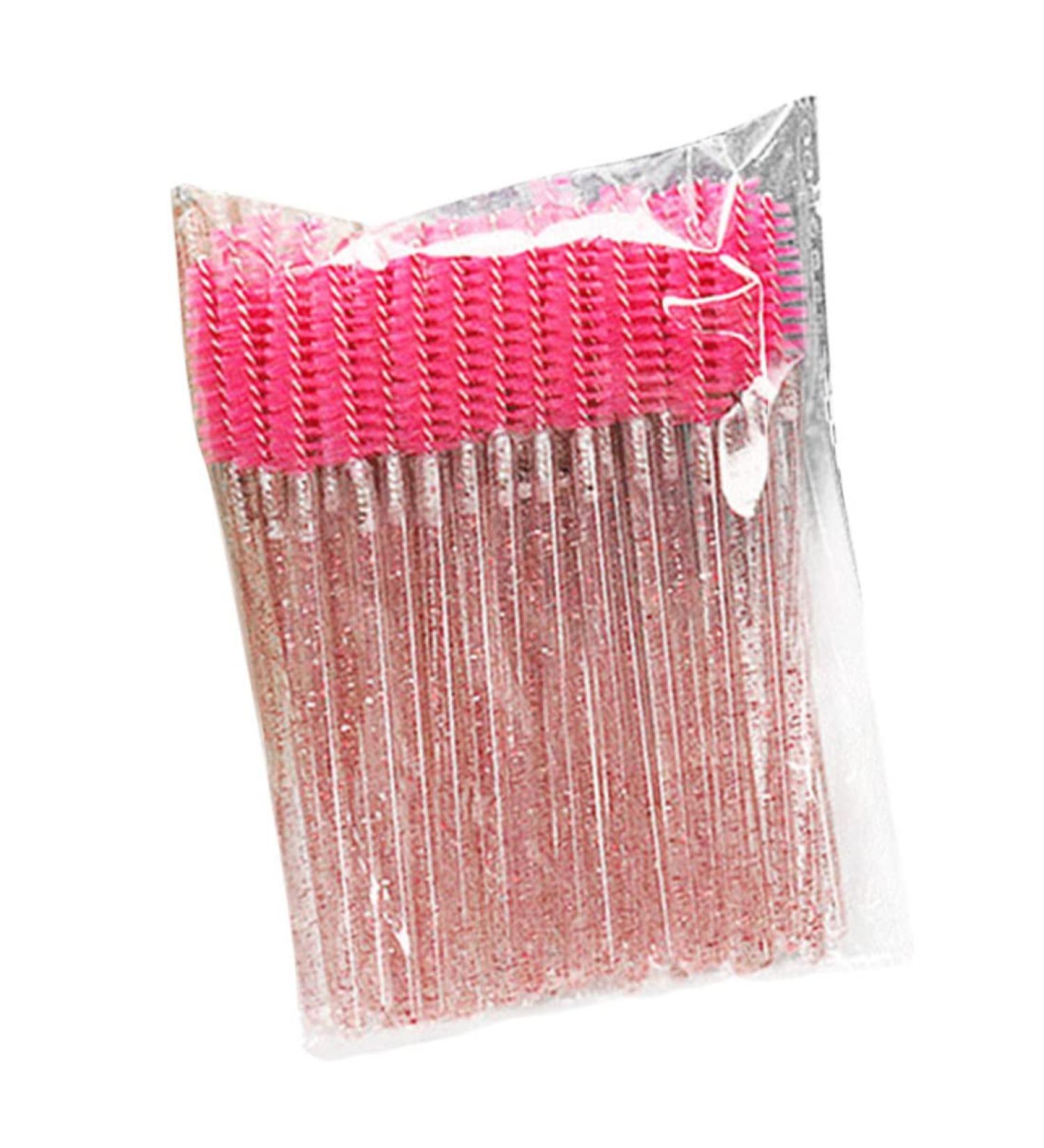 Brosses de cils jetables Mascara PATES DE NYLON BROSSE DE CEES NYON 50PCS CRISTUS CRISTAL CYRICE REVROW APPPLICATION DES CHEURS Outils (couleur al atoire) - Buy Online on GoSupps.com