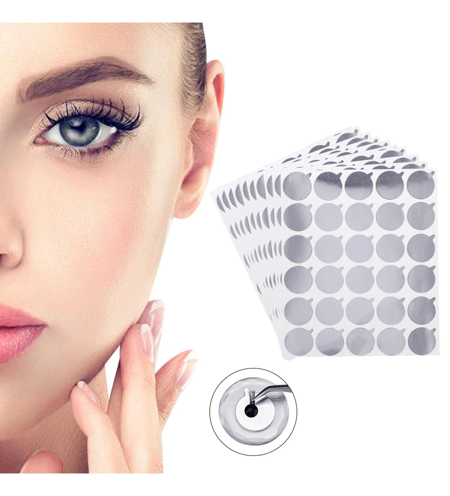 300 Pieces Disposable Eyelash Extension Glue Sticker Pads | Holder Pallet for Easy Application - Buy Online on GoSupps.com