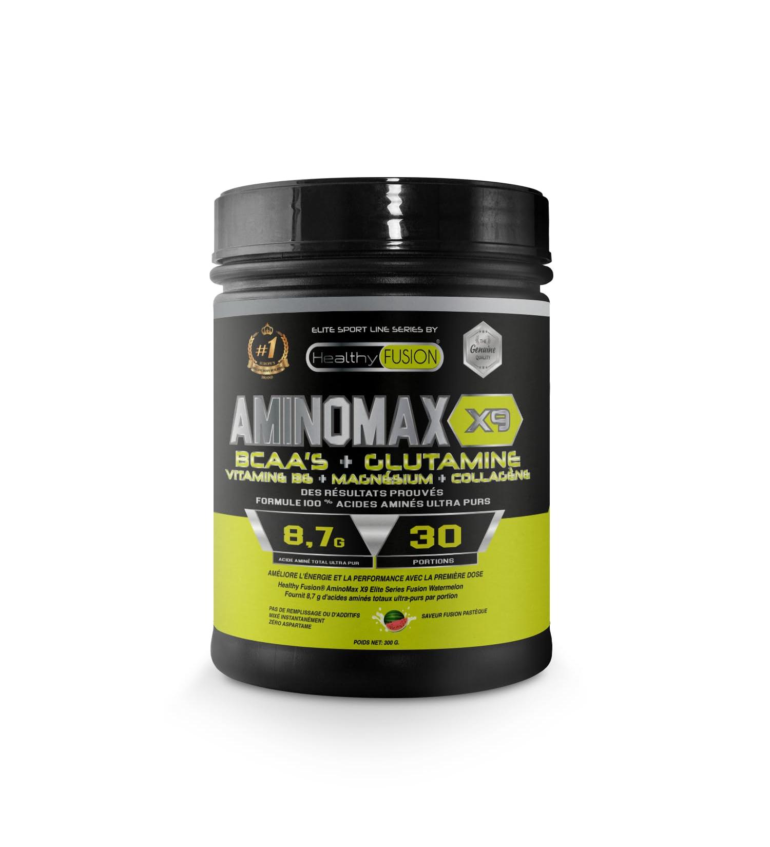 Healthy Fusion 100% Pure Branched Chain Amino Acids BCAAs | Essential Amino Acids | Glutamine + Vitamin B6 | Increase Muscle - Buy Online on GoSupps.com