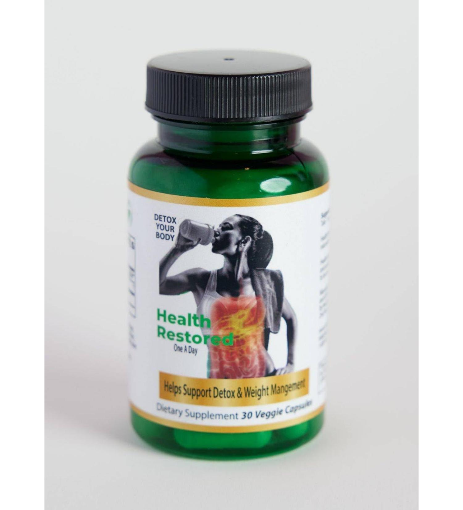 Health Restored Detox & Wellness Support | 100% Clinoptilolite Zeolite Capsules for Men & Women | Premium Supplement for Robust Health - 30 Capsules - Buy Online on GoSupps.com