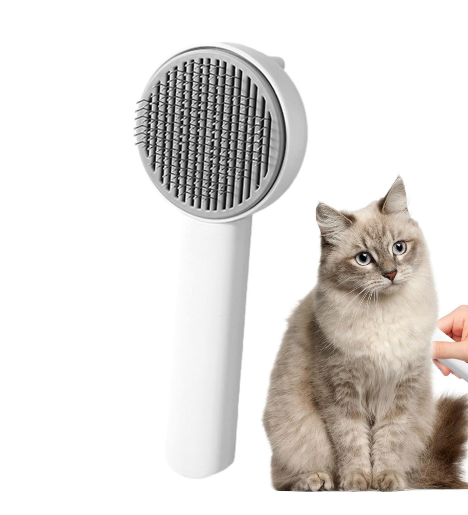 Decorhome Cat Care Brush - Portable Depilatory Tool for Long-Haired Pets | Remove Mats & Nodes Effortlessly - Buy Online on GoSupps.com