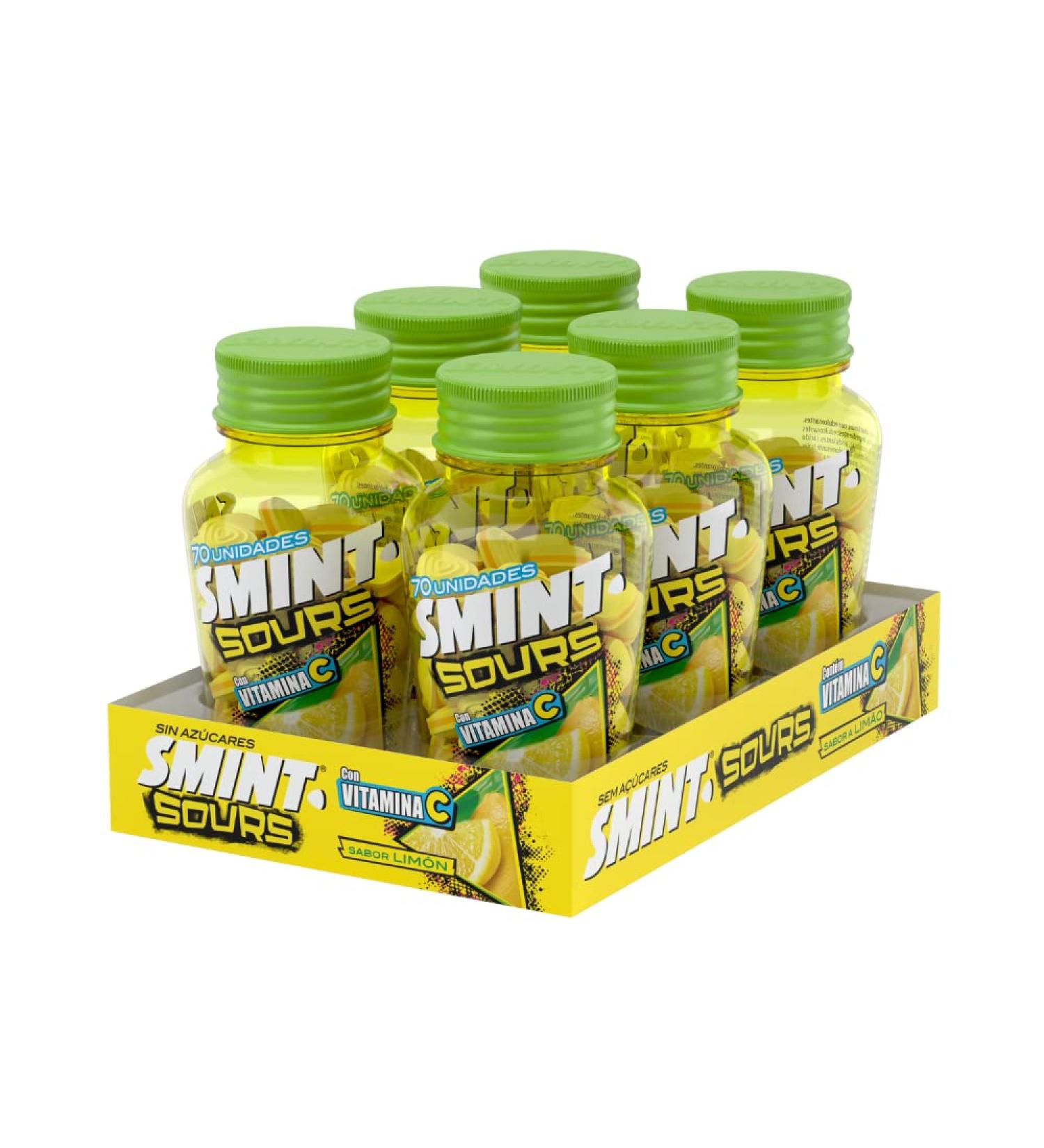  Smint Smint Sours lemon sugar-free caramel tablets - 6 units of 49 g (total 294 g) - Buy Online on GoSupps.com