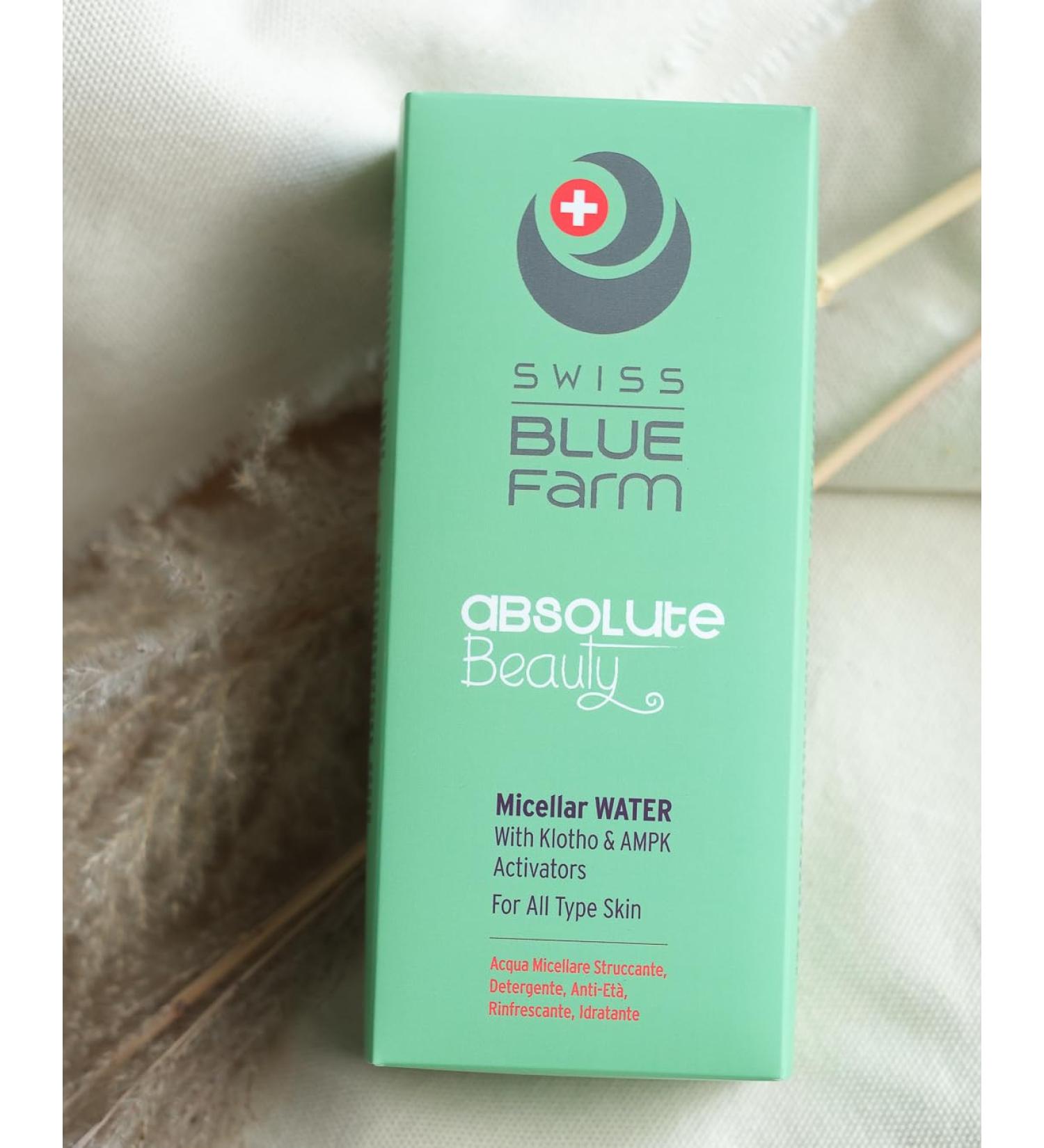 BLUE FARM | Micellar Water 200 ml Micellar Water Make-up Remover Cleanser Anti-Aging Refreshing Moisturizing for all skin types - Buy Online on GoSupps.com