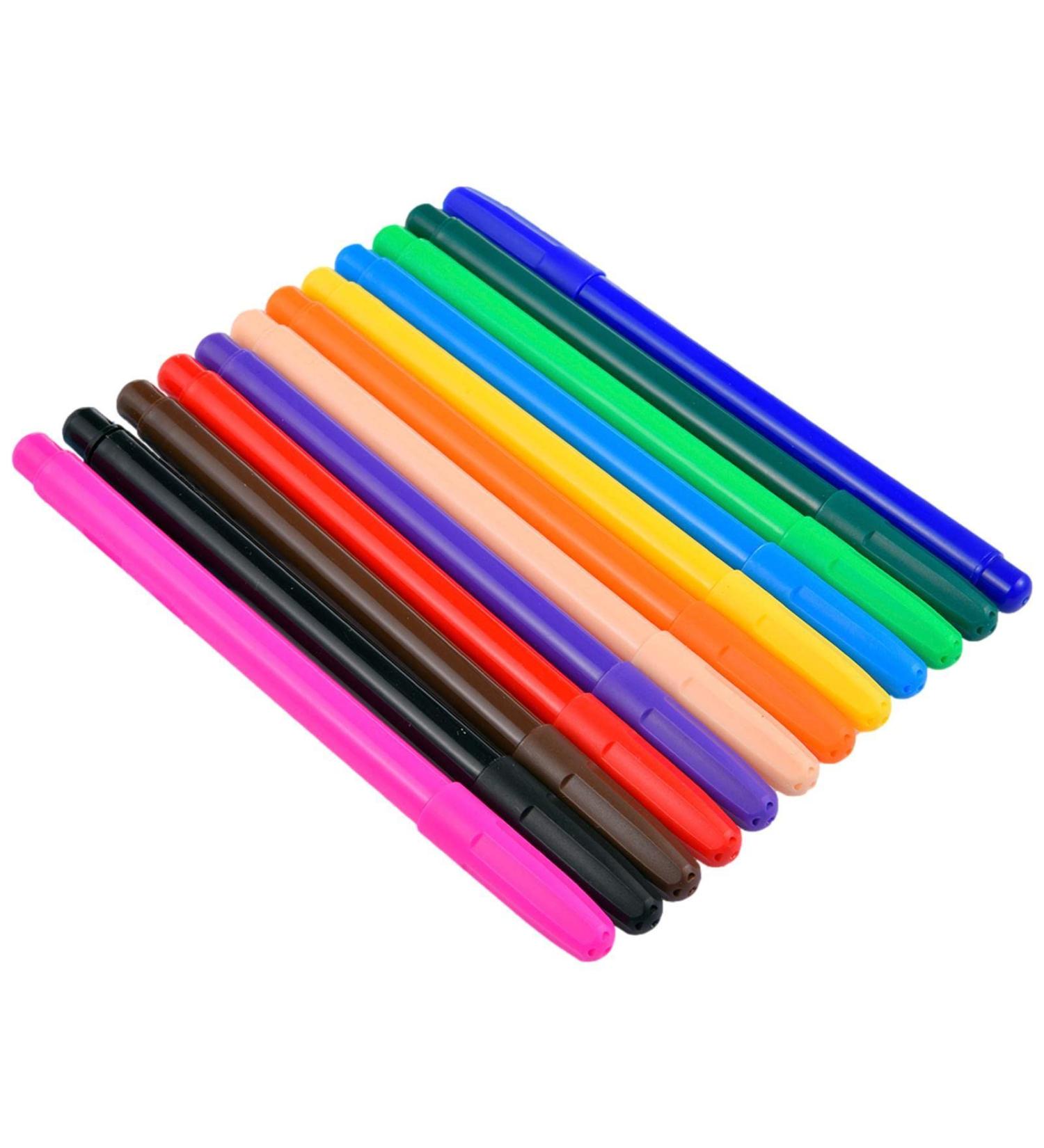 12/24 Pcs Edible Food Pens - Cuisine Coloring Pen Refreshments Color Markers | Cuisine Grade Icing Pens Food Refreshments Gourmet Writers Cake Coloring Markers for Stencils Stamping 6.96 Inches 12 PCS - Buy Online on GoSupps.com