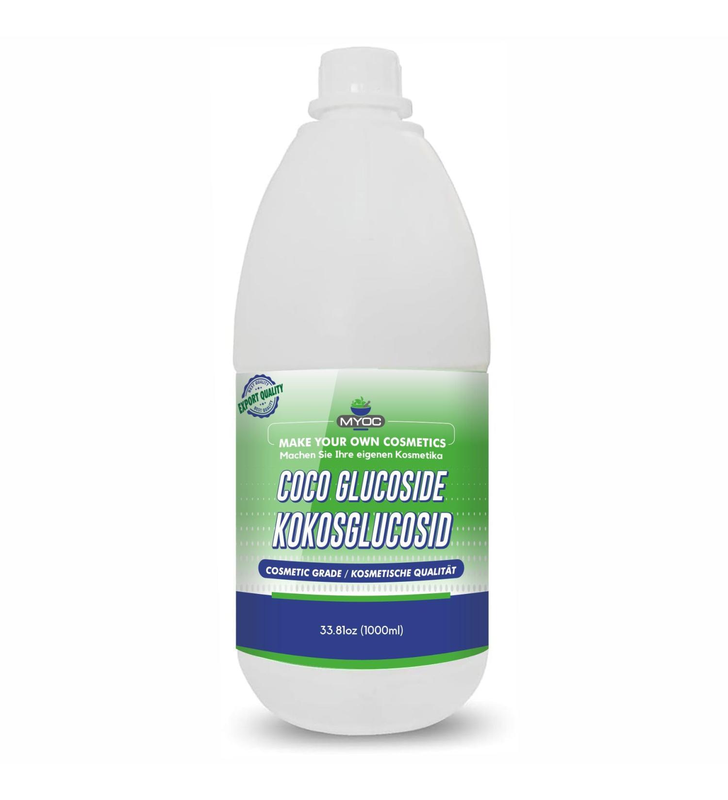 Myoc CocoGlucoside Natural Surfactant for Skin Shampoo Body Wash Shower Gel 1L 338 fl oz