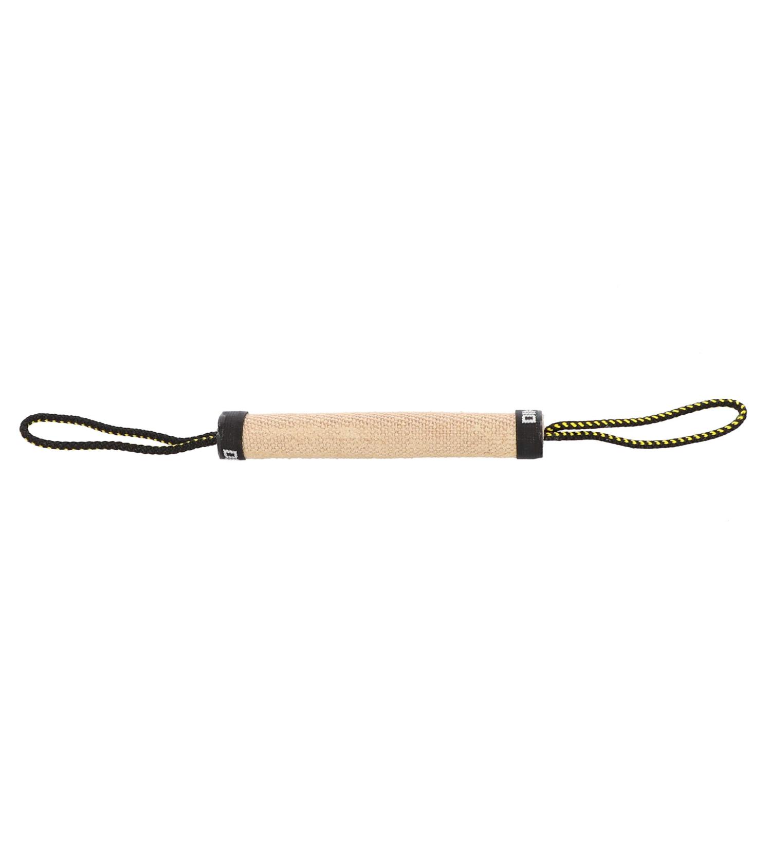 Dingo Gear Jute Bite Sausage Roll - 25x3 cm Dog Training Toy with 2 Holders | IGP IPO Approved - Buy Online on GoSupps.com