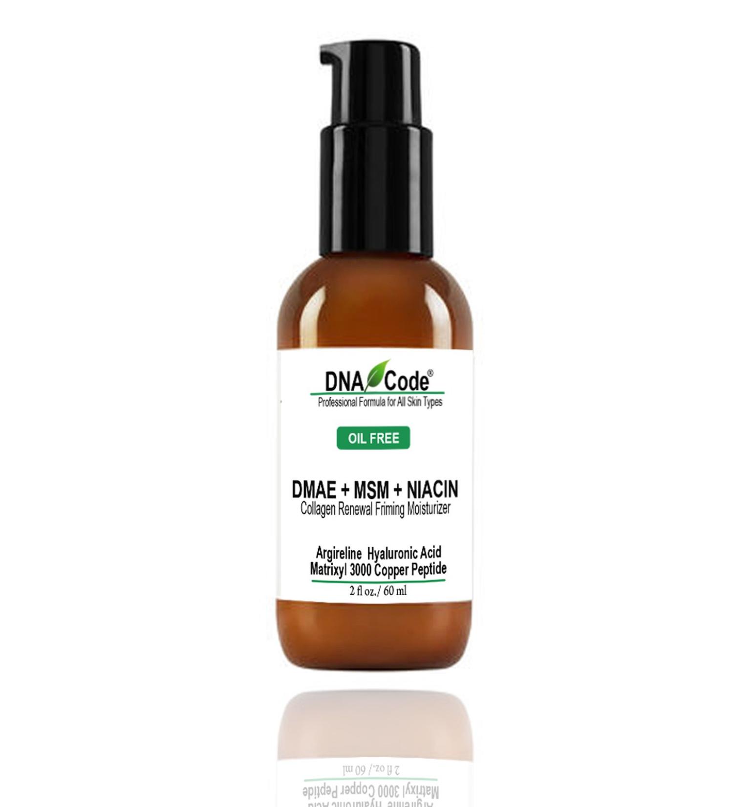 Buy Oil-Free DMAE + MSM + Niacin Firming Moisturizer | 100% Pure Hyaluronic Acid + Matrixyl 3000 - International Shipping Available - Buy Online on GoSupps.com