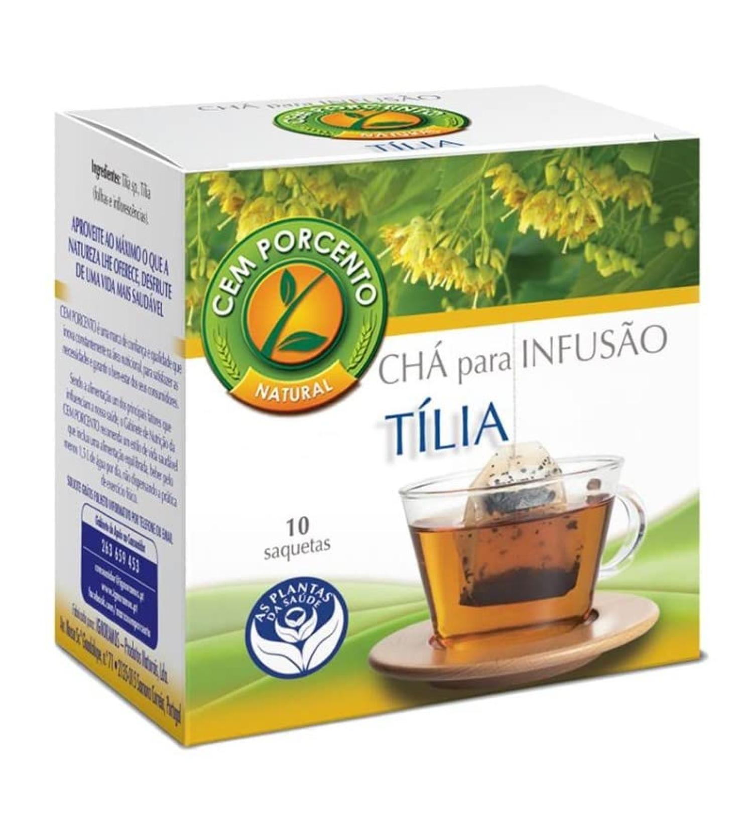 Cem Porcento - Linden (Tilia L.) - 8 x 10 teabags (total: 80 teabags)