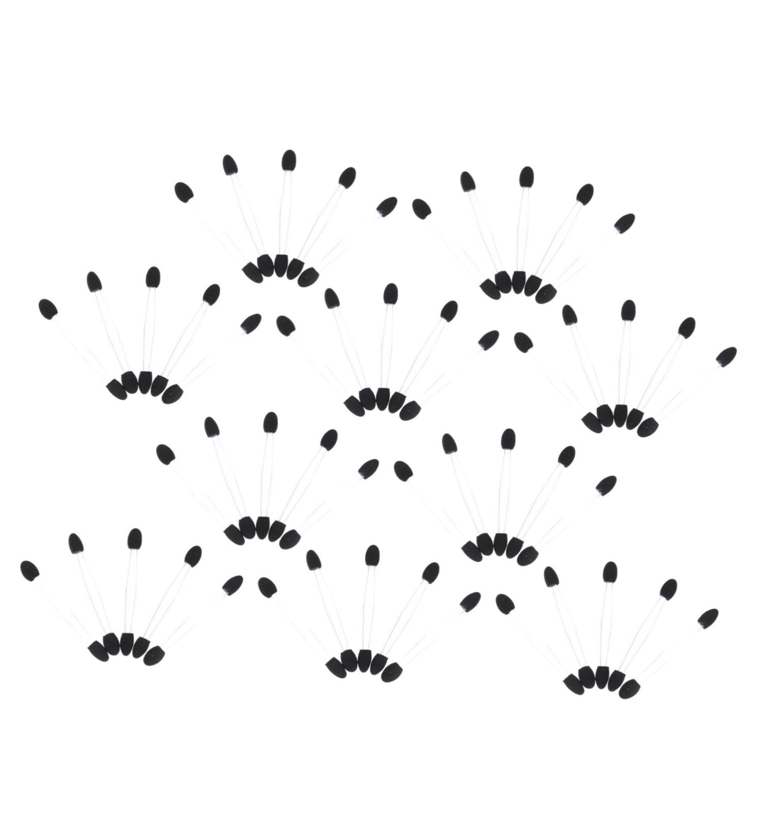 Balacoo 100pcs Eye Shadow Stick Disposable Eyeliner Eyeshadow Applier Eyeshadow Makeup Accessories 7.5x0.5cm Black - Buy Online on GoSupps.com