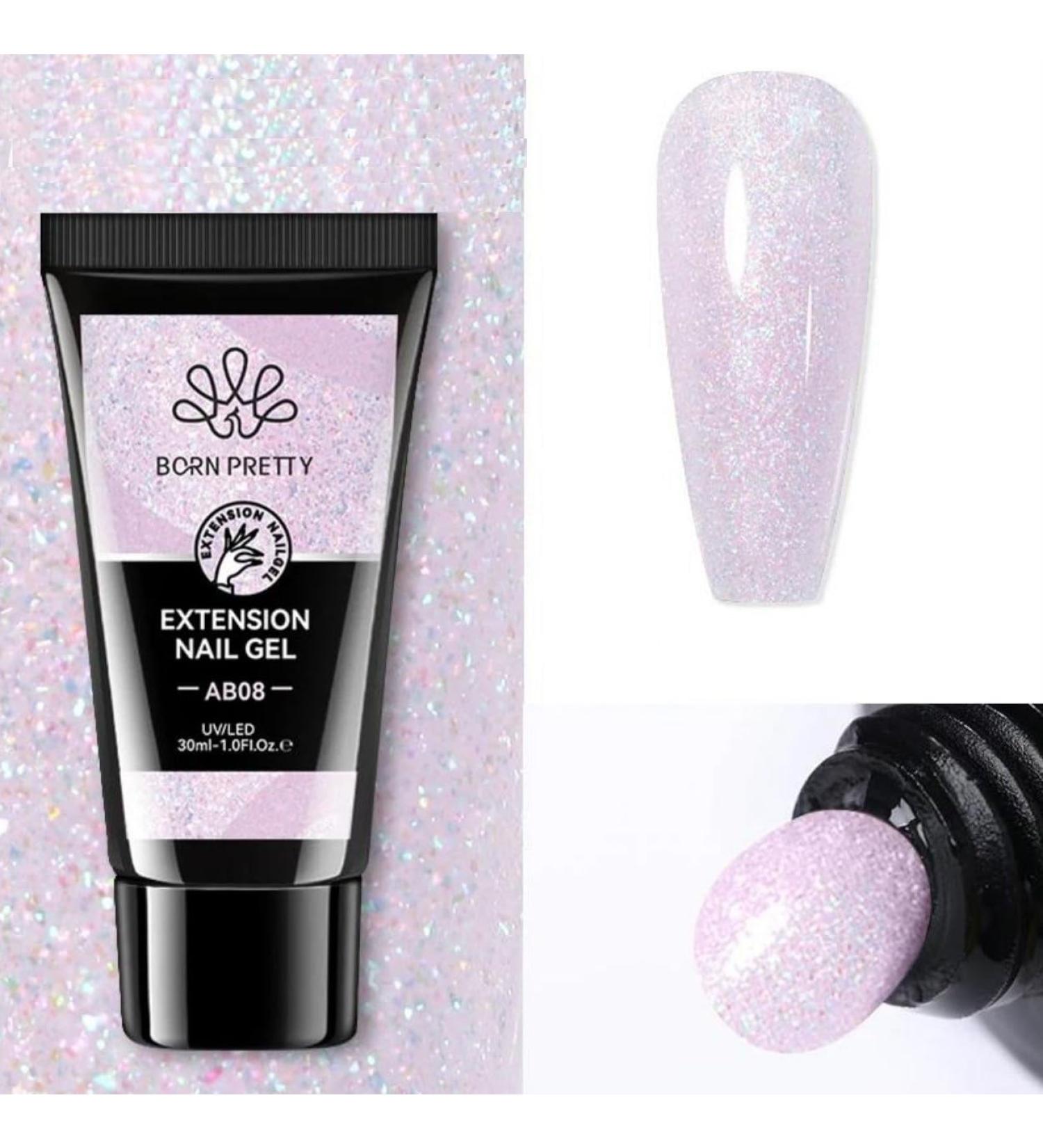  Born Pretty Born Pretty - Polygel - 30ml - Polygel Products - White Polygel - Polygel Pink - Polygel Glitter - Polygel Glitter - Polygel Nude - Extension Gel - Builder Gel (BP08 30ml) - Buy Online on GoSupps.com
