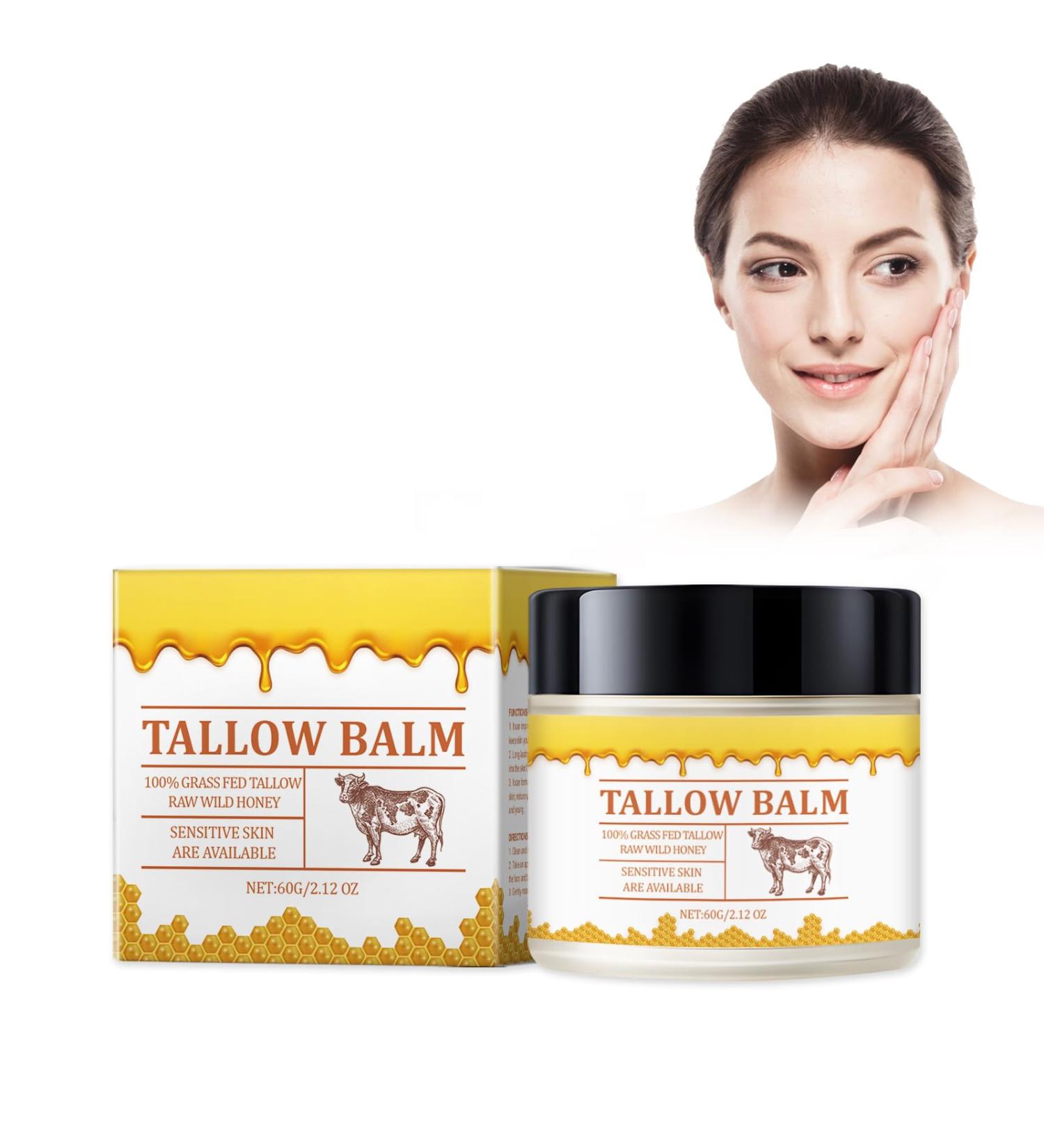 Crsetmyth Tallow Balm cream for skin care 60 g honey balm beef tallow cream for body beef tallow cream for skin care moisturizer for face and body - Buy Online on GoSupps.com