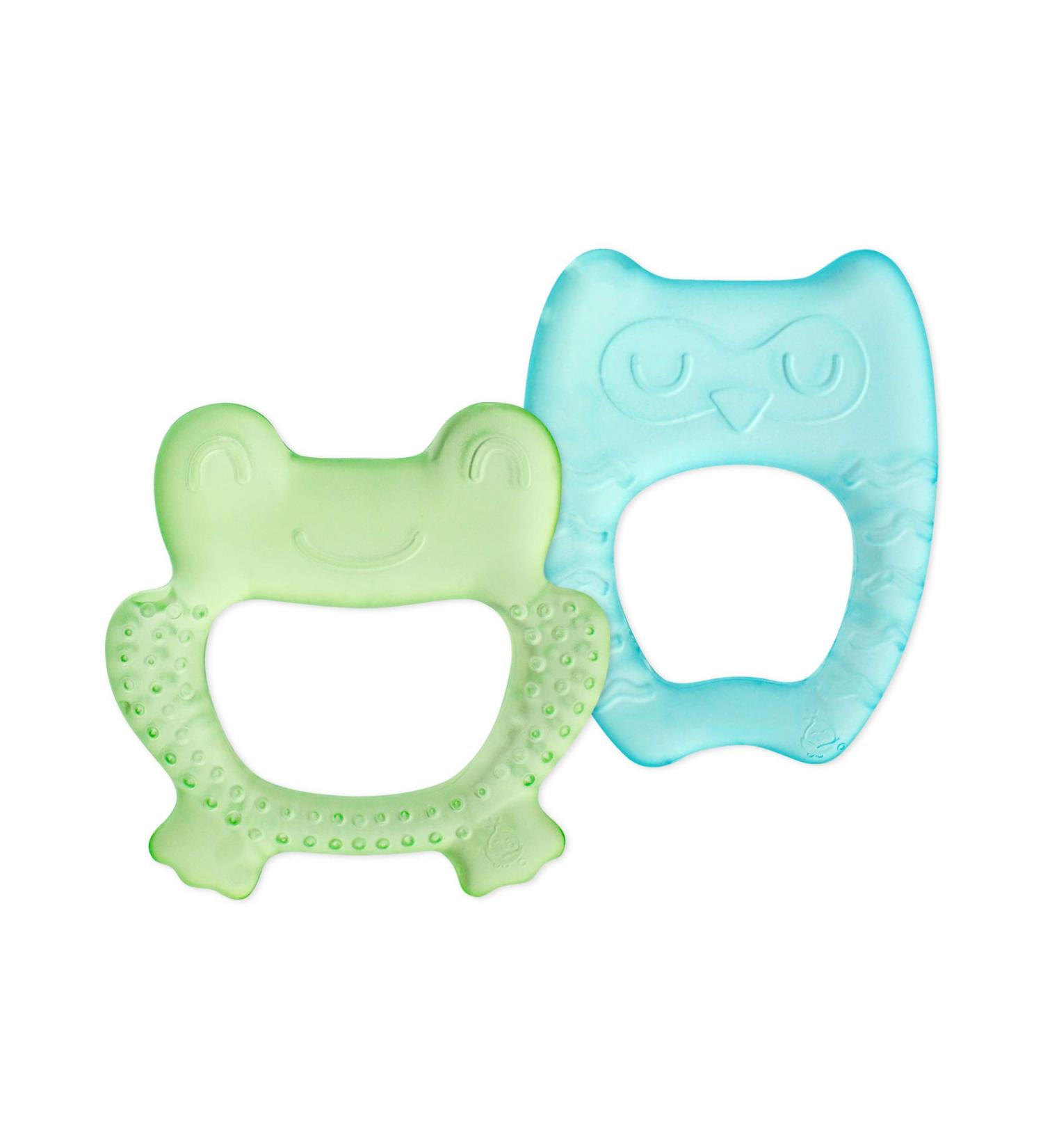 Green Sprouts Cool Nature Teethers 2-Pack - Aqua for 3+ Months - Buy Online on GoSupps.com