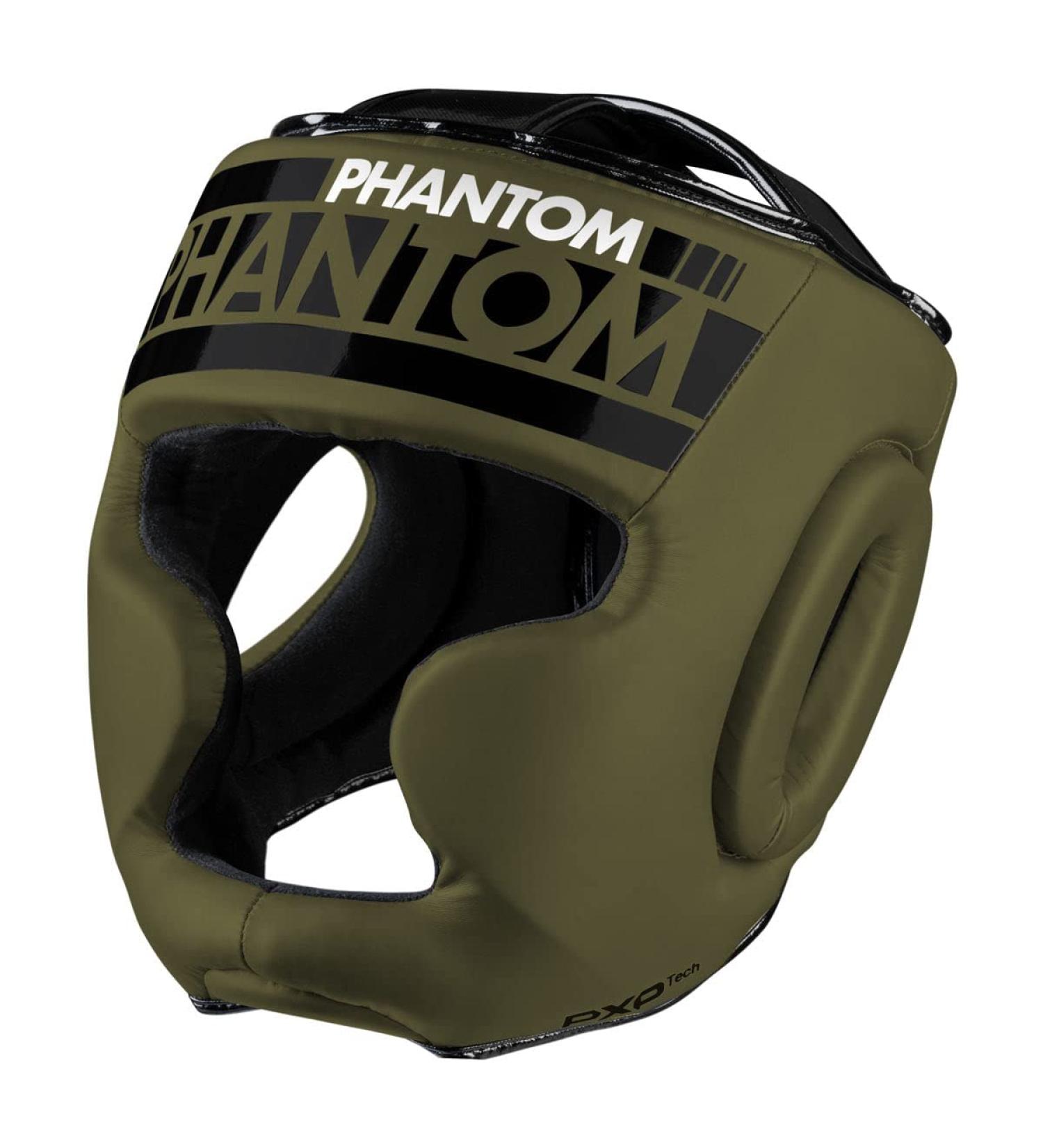 Phantom Head Guard APEX | Ultimate Boxing & MMA Protection | Unisex Full Face for Muay Thai & Fighting | Army Style - Buy Online on GoSupps.com