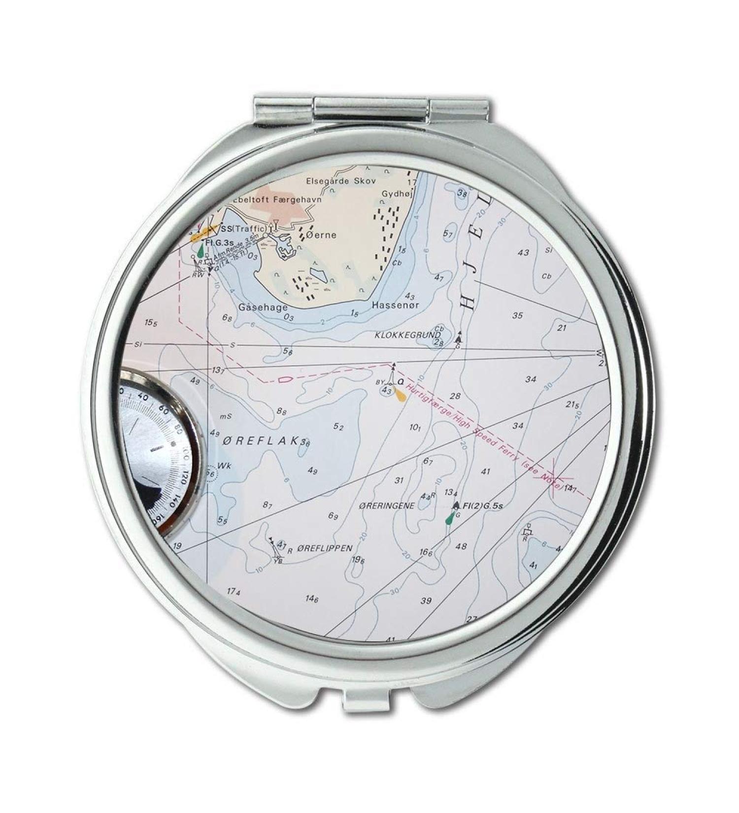 Mirror makeup mirror Map Wallpaper map of usa pocket mirror portable mirror - Buy Online on GoSupps.com