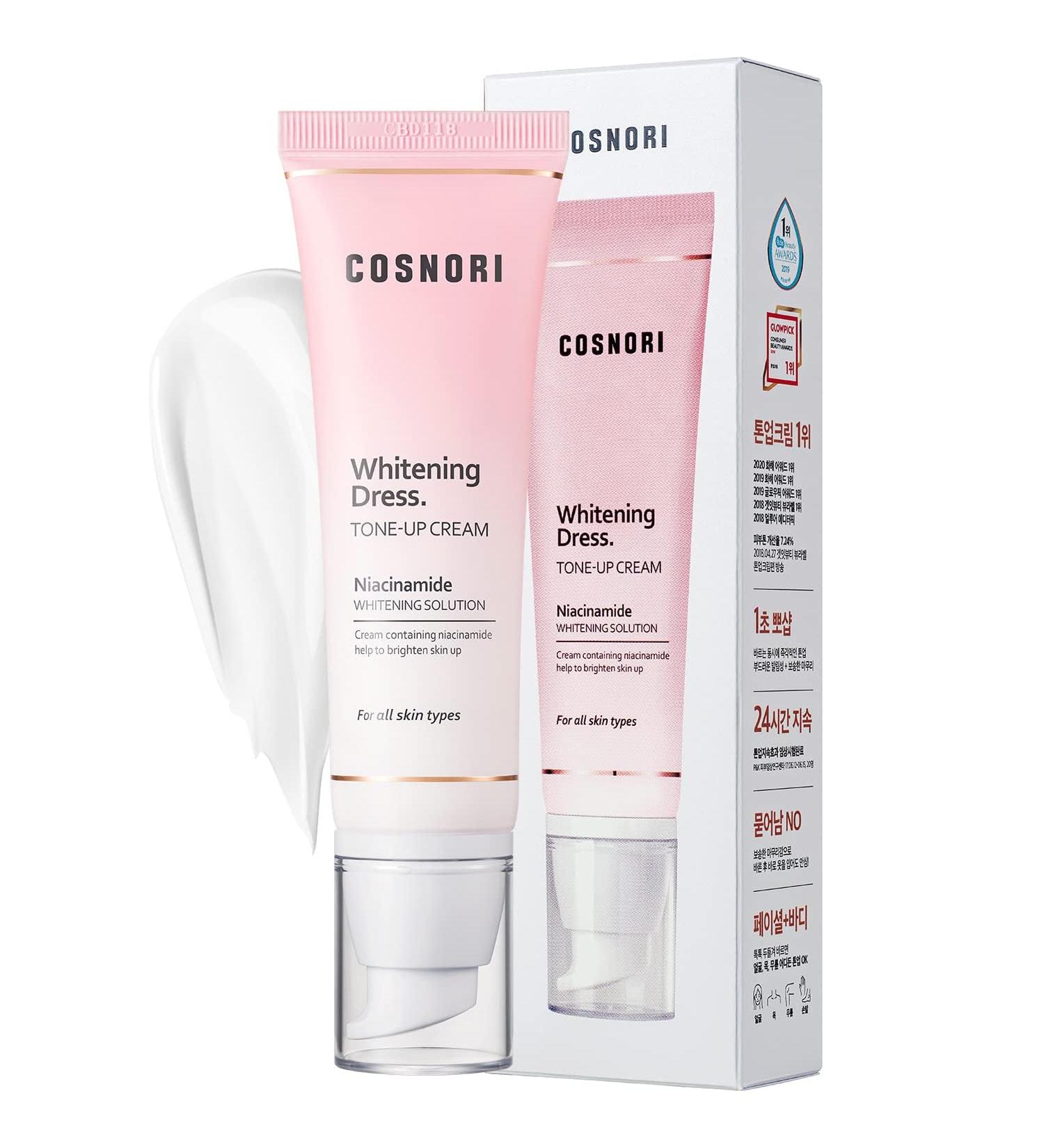 COSNORI W. Dress Tone-up Cream | Instant Skin Toning Hydration & Sebum Control | Vegan & Cruelty-Free | 1.69 oz - Buy Online on GoSupps.com
