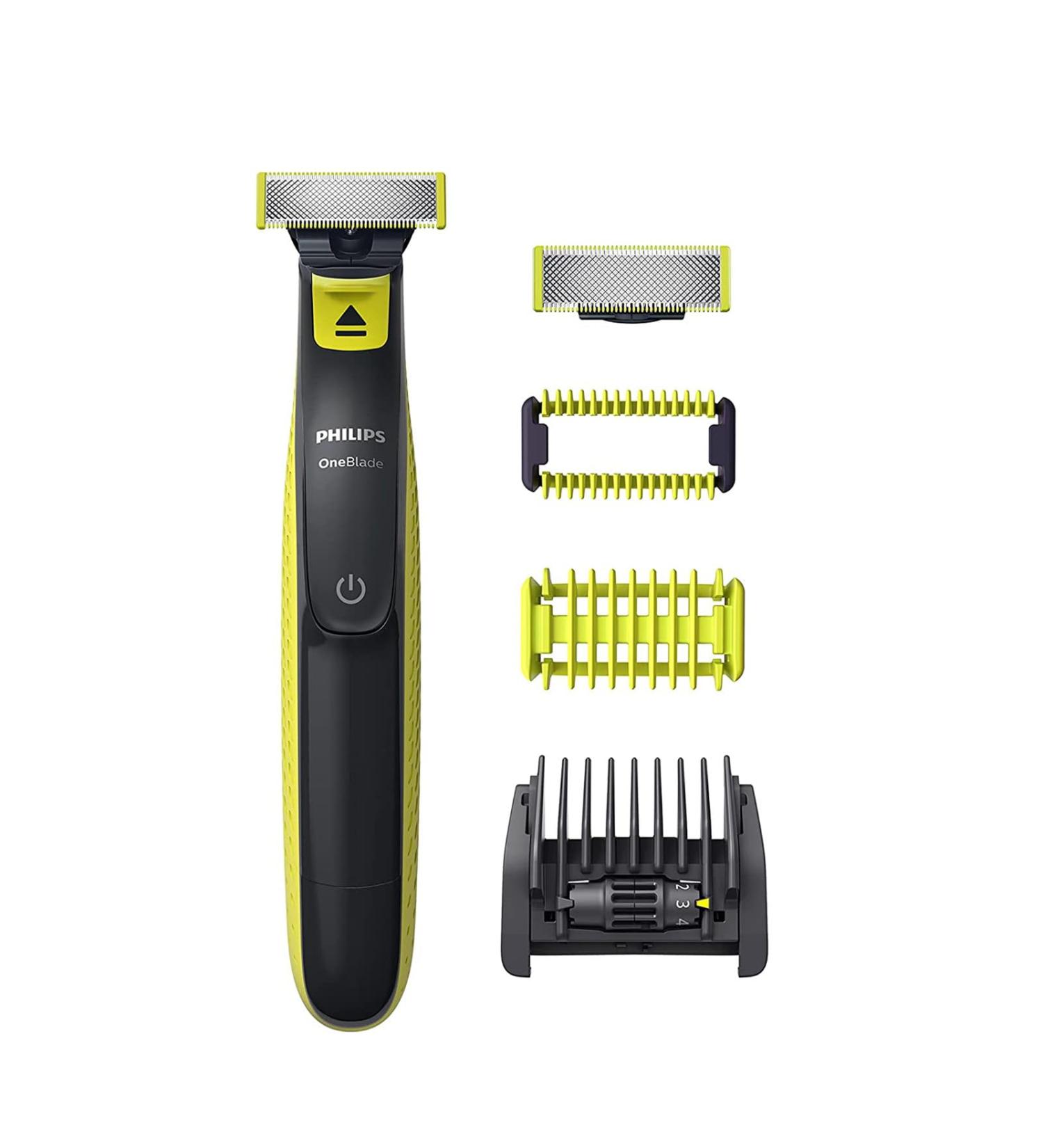 Philips OneBlade Face & Body - 5-in-1 Electric Trimmer & Razor for Styling Shaving & Grooming with 2 Blades & Attachments (QP2620/30) - International Shipping Available - Buy Online on GoSupps.com