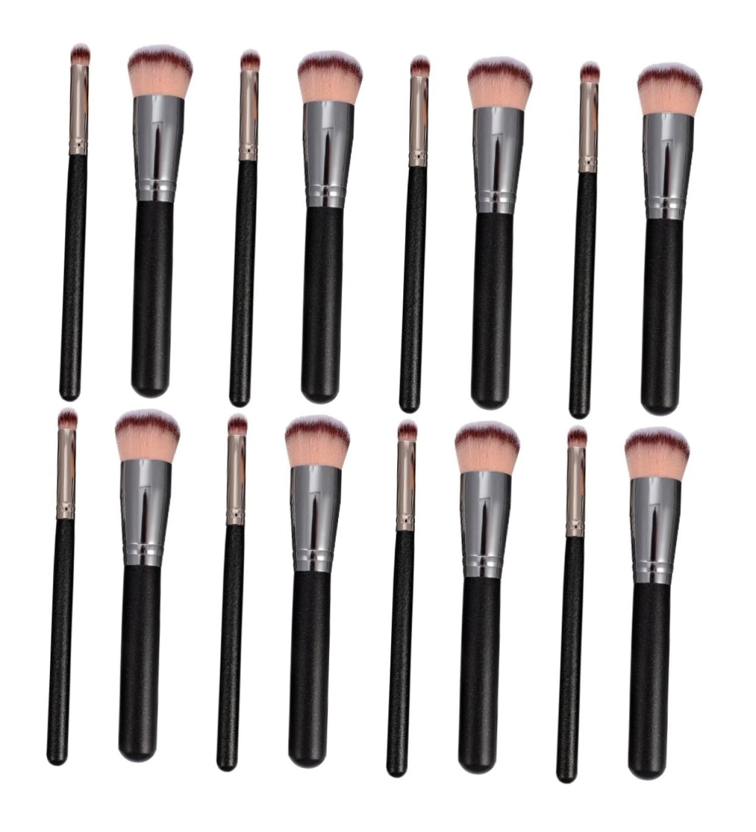 FOMIYES 16 PCS Makeup Brush Set - Foundation Blush Eyelash Kit & More | Premium Synthetic Makeup Tools for Flawless Application - Buy Online on GoSupps.com