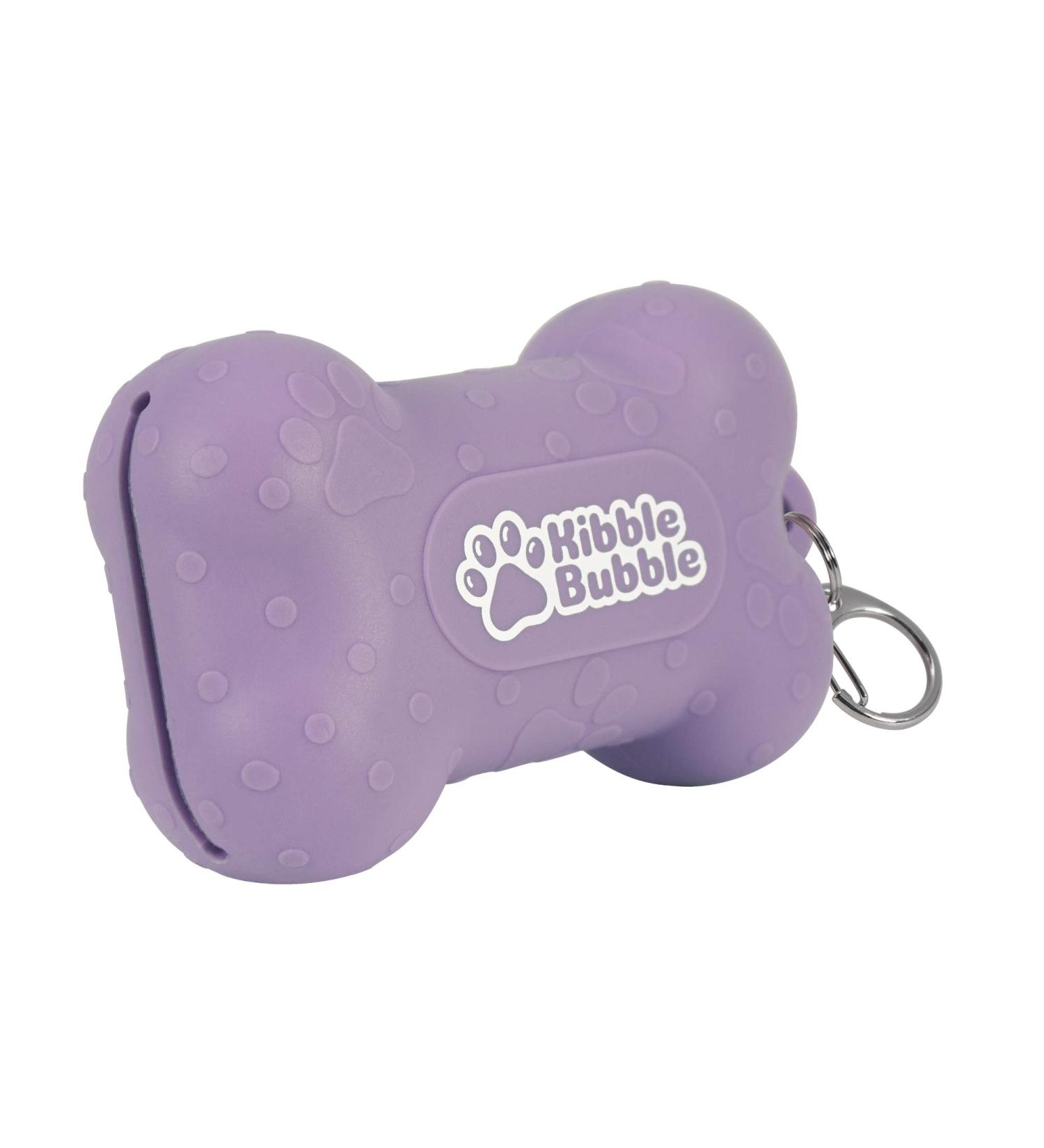Kibble Bubble Dog Treat Pouch - Purple Bone | Convenient Treat Storage for Training - Buy Online on GoSupps.com