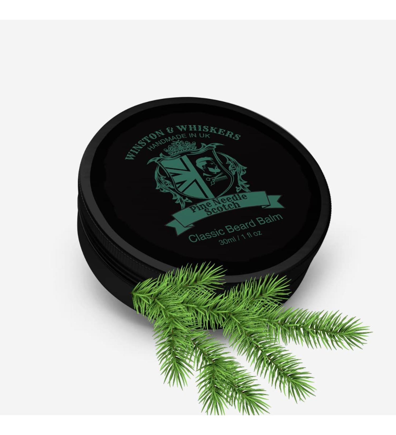 Premium Beard Balm for Men | Natural Beard Moisturizer & Wax | Beard Conditioner for Styling | Pine Scotch Scent - Buy Online on GoSupps.com