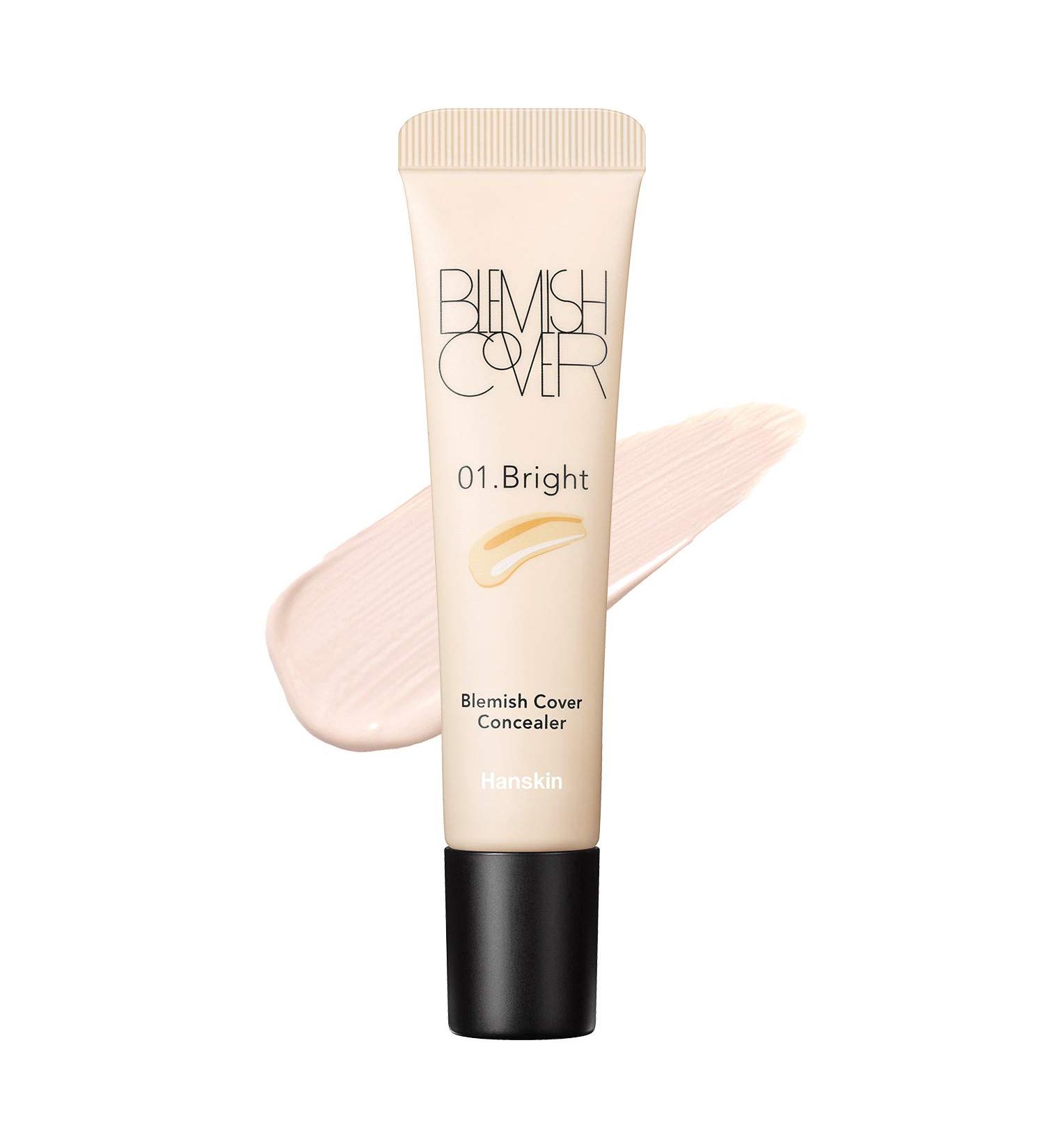Hanskin Blemish Cover Full Coverage Concealer - Semi Matte Creamy Formula for Flawless Finish - Korean Cosmetic [Bright/9g] - Buy Online on GoSupps.com