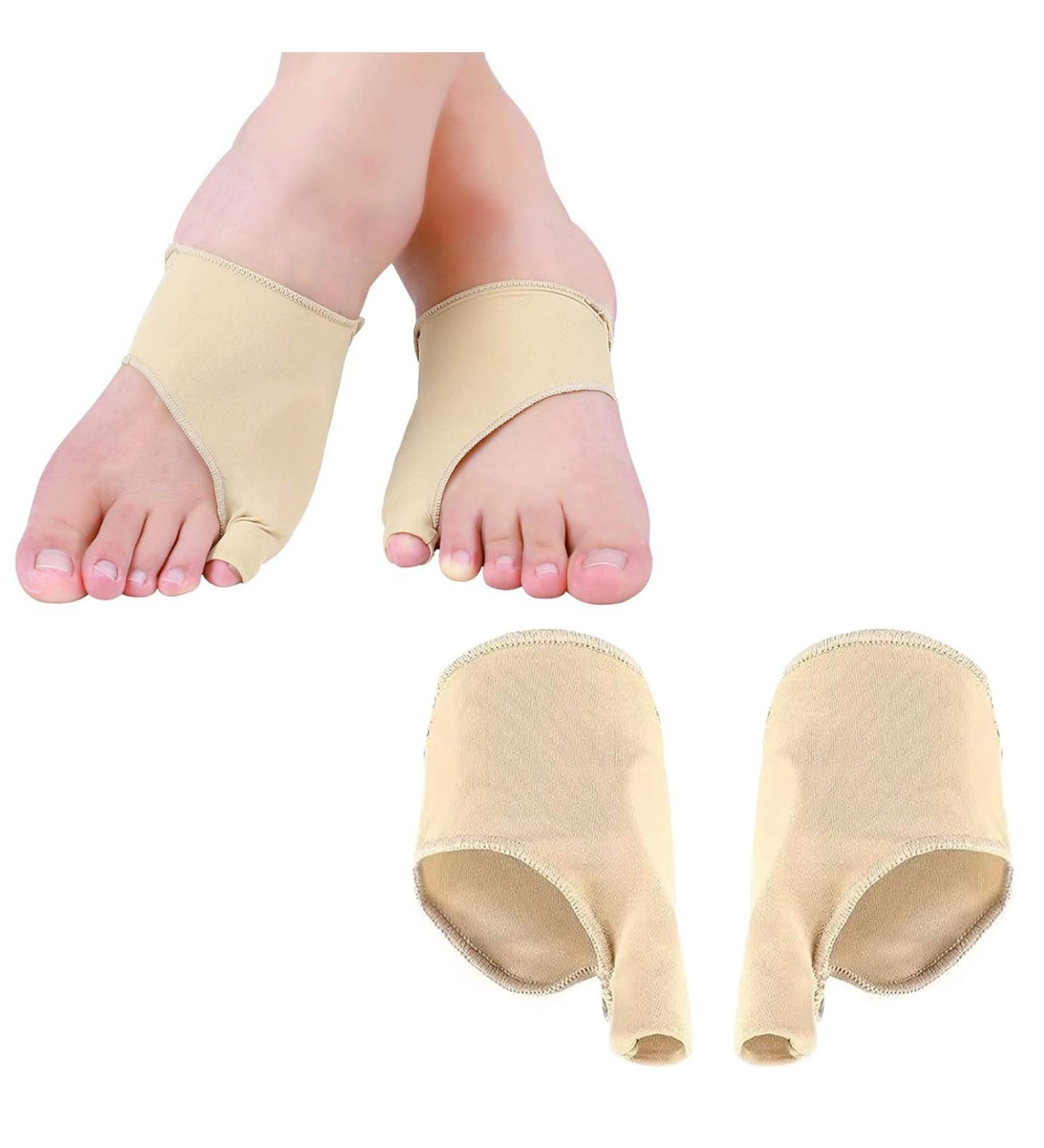 Toe Protection & Bunion Corrector | Hallux Valgus Toe Spreader with Gel Pad | Small Toe Socks & Bandage for Effective Pain Relief - Buy Online on GoSupps.com
