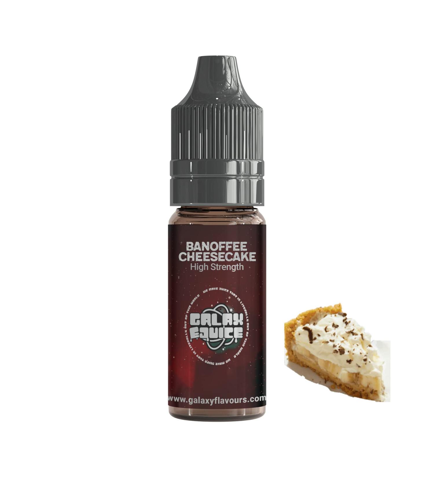Banoffee Cheesecake High Strength Flavouring - Galaxy Food Flavours - 10ml Bottle - Buy Online on GoSupps.com