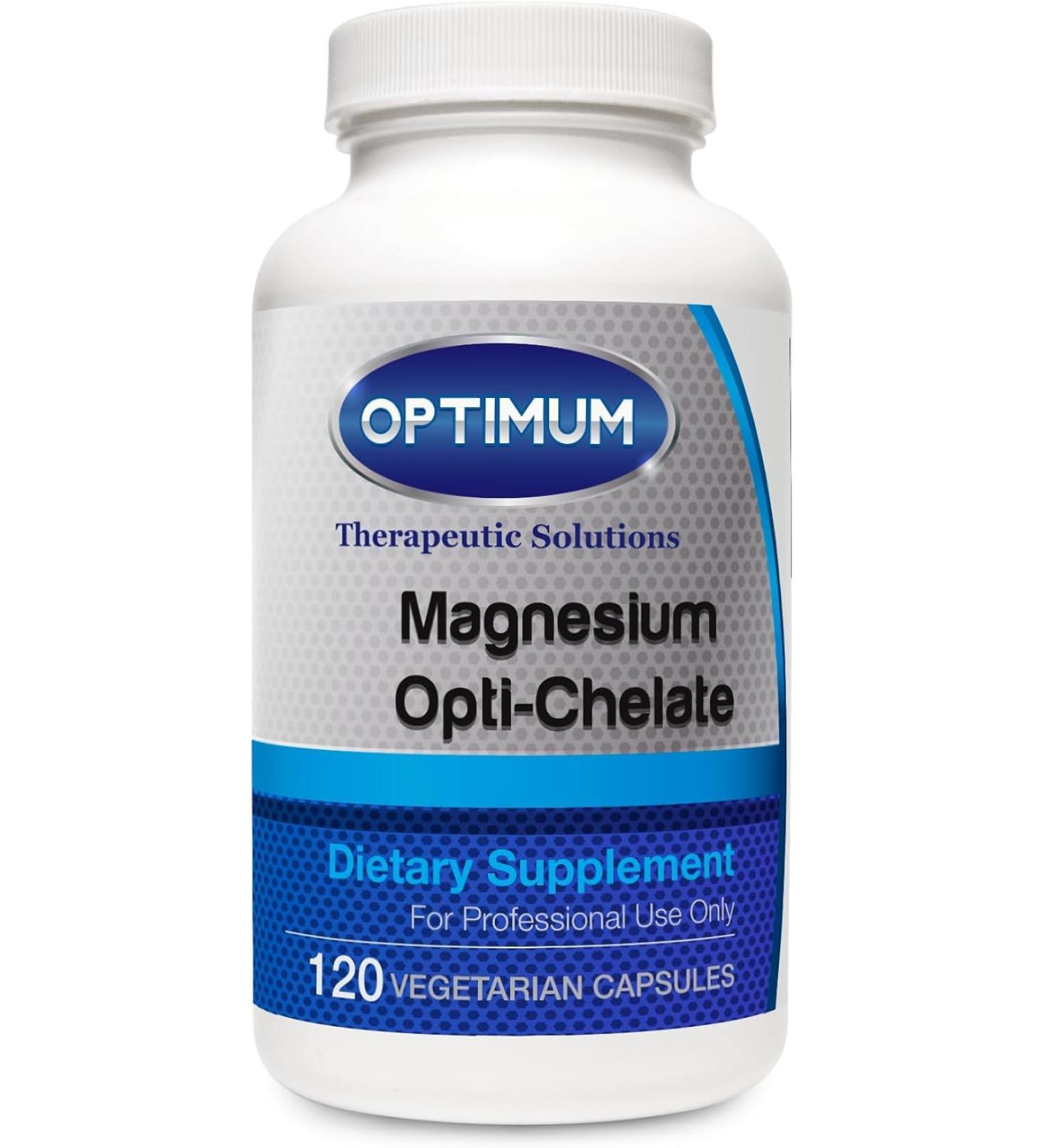 Magnesium Opti-Chelate - Enhanced Absorption (120 Capsules) - Buy Online on GoSupps.com