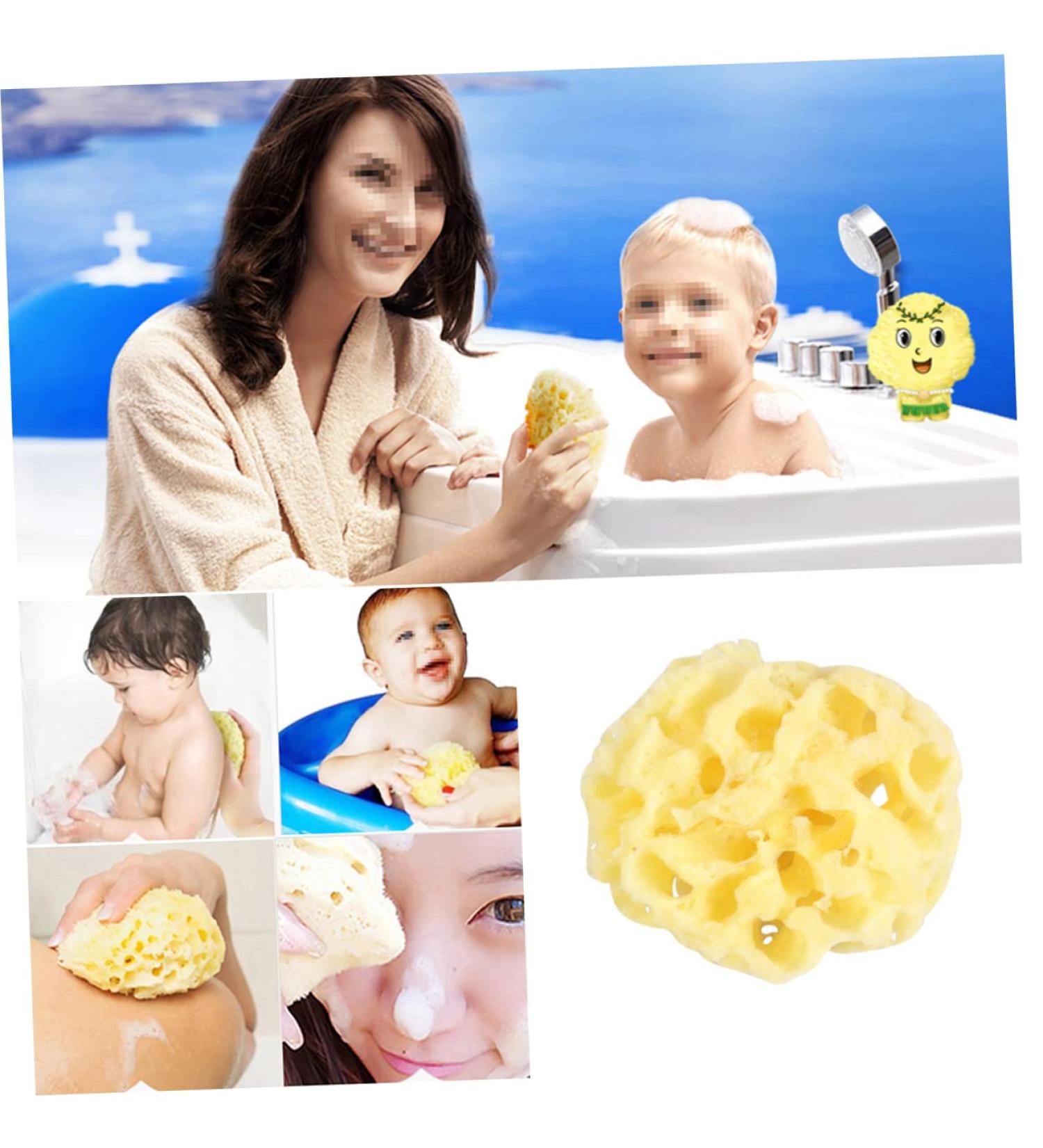 FRCOLOR 1pc Shower Sponge Natural Bath Sponge Natural Sponge Bath Sponges for Shower Greek Natural Seaweed Sponge Mesh Balls Sponge Body Sponge Sponges for Bathing Baby Take a Bath Greece - Buy Online on GoSupps.com