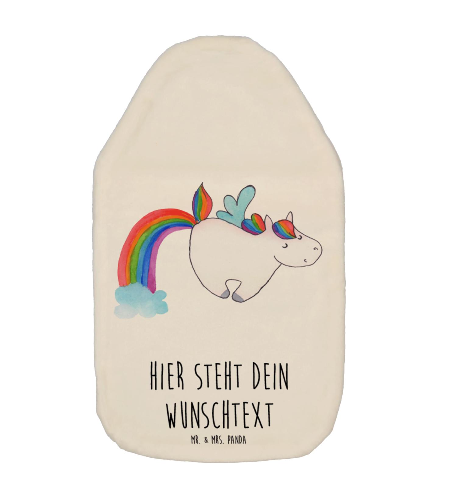 Personalized Unicorn Heat Bottle - Mr. & Mrs. Panda Custom Gifts - Unique Hot Water Bottle - Buy Online on GoSupps.com