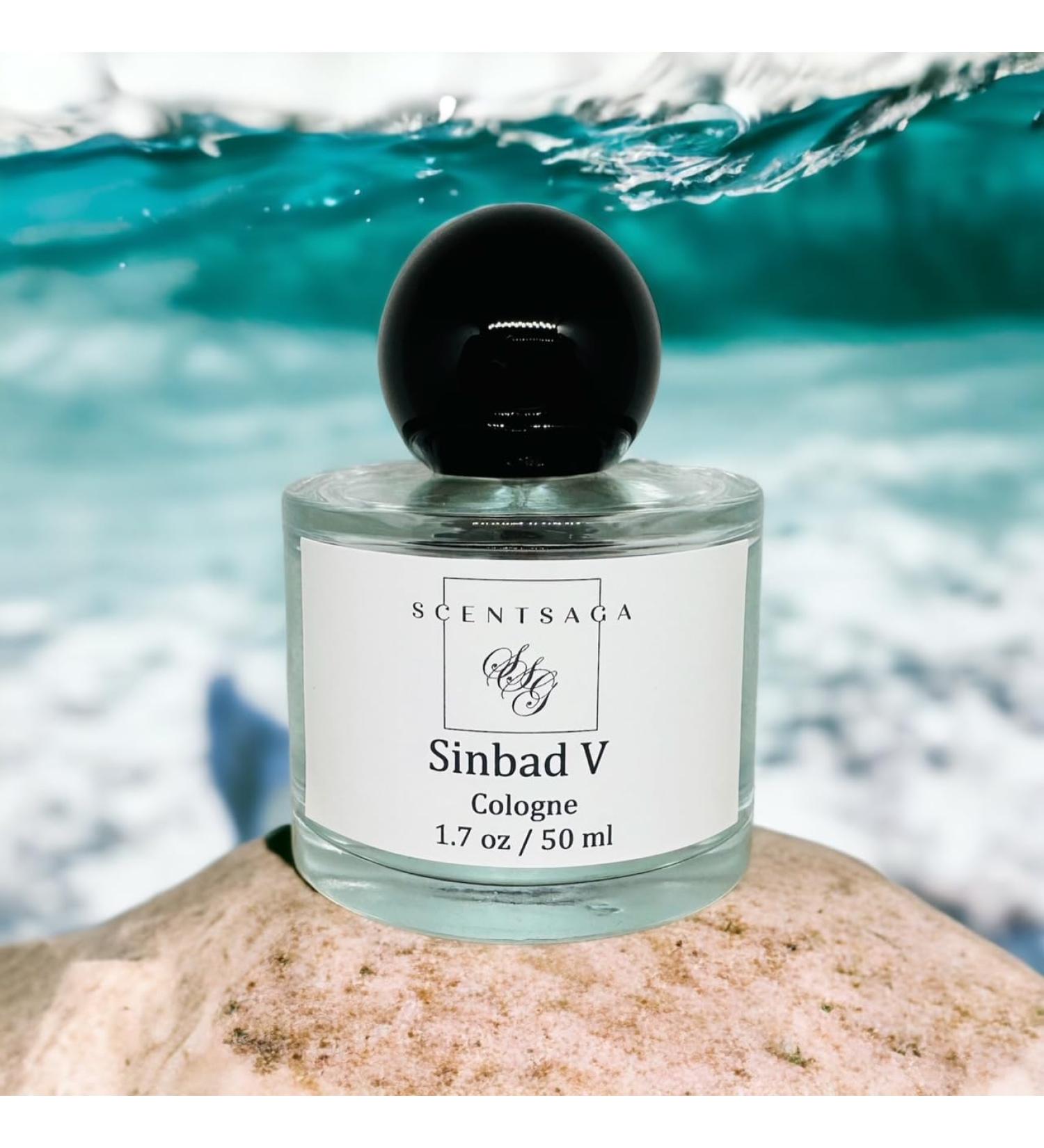 Scensaga Sinbad V Cologne for Men 1.7oz/ 50ml. Inspired by Sauvage. Scent Citrus & Woods - Buy Online on GoSupps.com